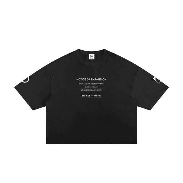 86 EVERYTHING | CORE COLLECTION // NOTICE OF EXPANSION TEE - Distressed Tee by ODMPOD