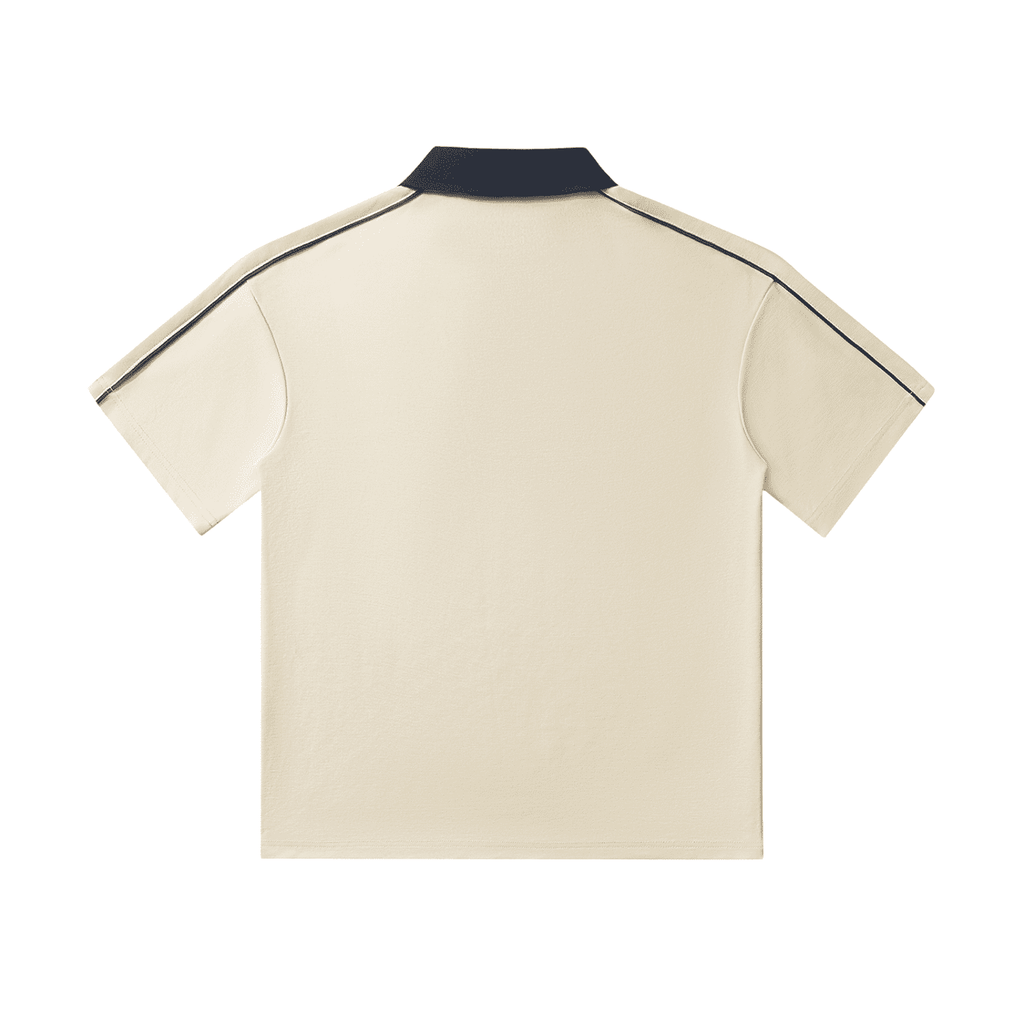 86 EVERYTHING | BLACK LABEL // BL-86-STRP-01 - THE MONOCHROME POLO UNIT - Polo Shirt by ODMPOD