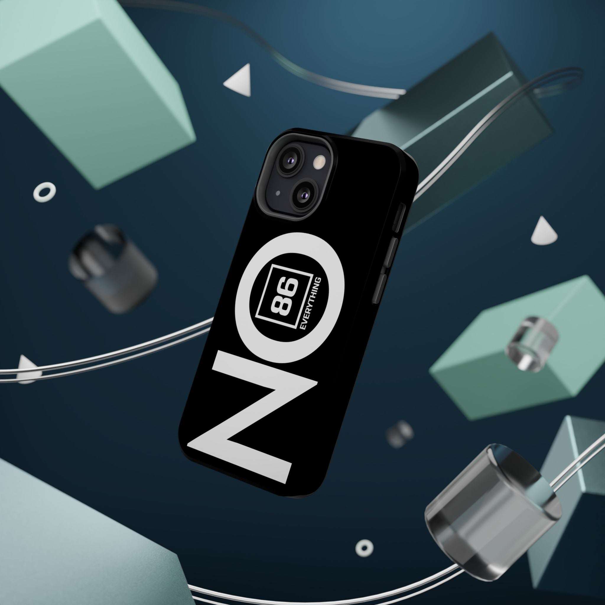 86 EVERYTHING | MANIFEST YOUR PERIMETER // THE "NO" TRANSPORT MODULE - Magnetic Impact-Resistant Case by Printify
