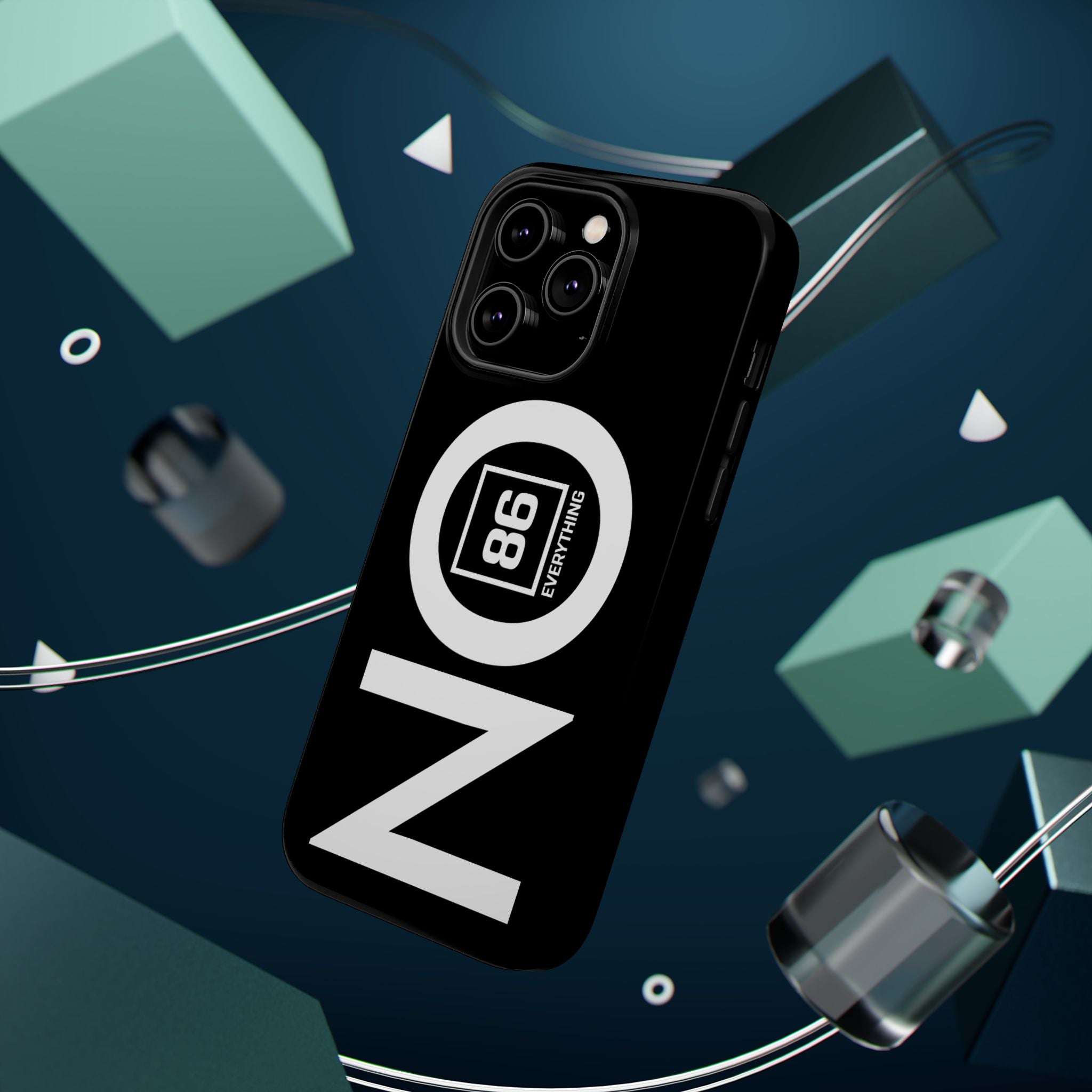 86 EVERYTHING | MANIFEST YOUR PERIMETER // THE "NO" TRANSPORT MODULE - Magnetic Impact-Resistant Case by Printify