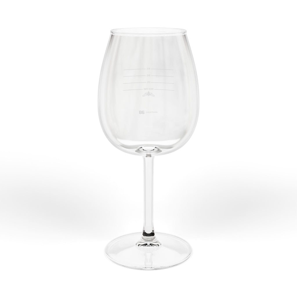 86 EVERYTHING - LA FRICHE - THE "INVENTORY" WINE GLASS - 12oz Wine Glass