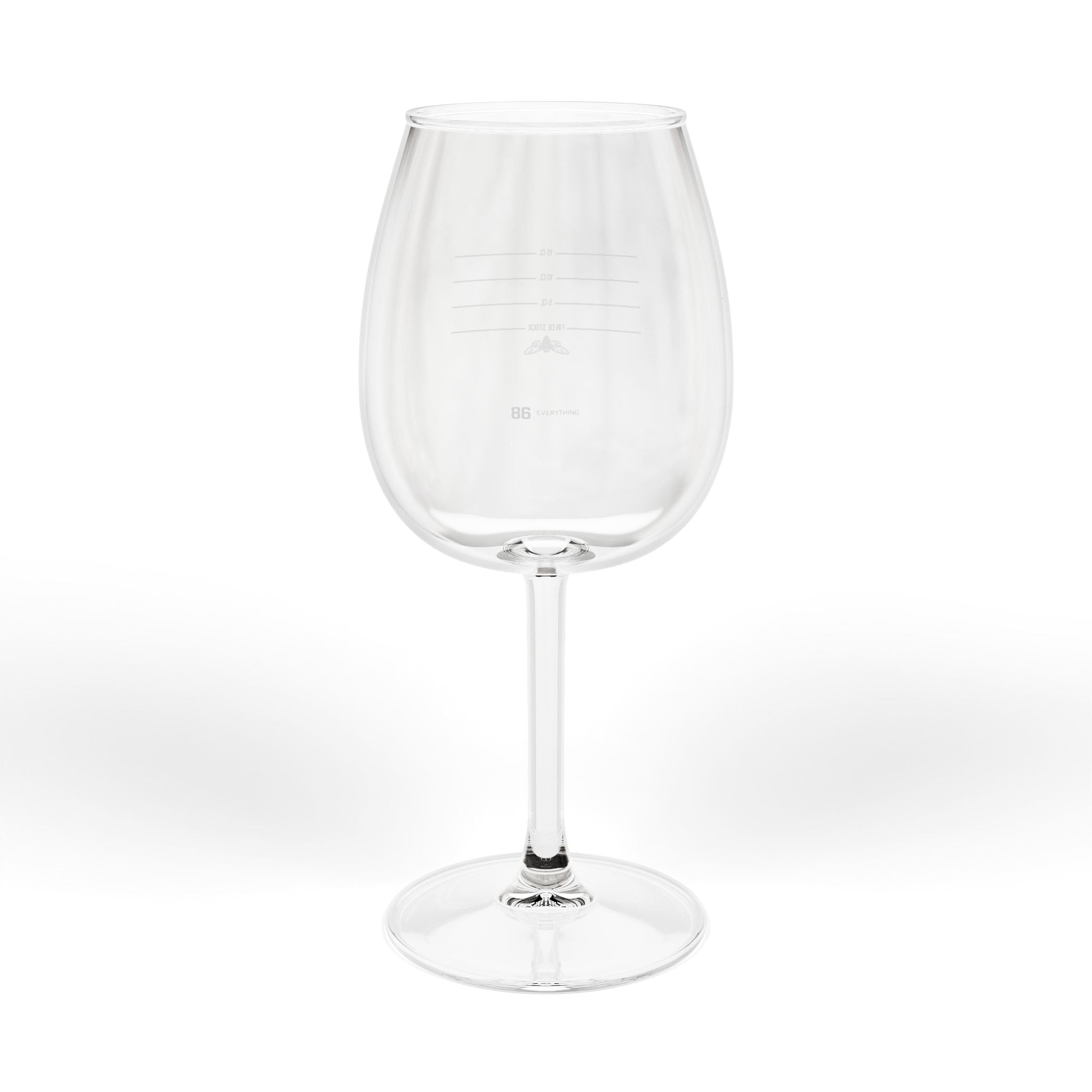 86 EVERYTHING - LA FRICHE - THE "INVENTORY" WINE GLASS - 12oz Wine Glass