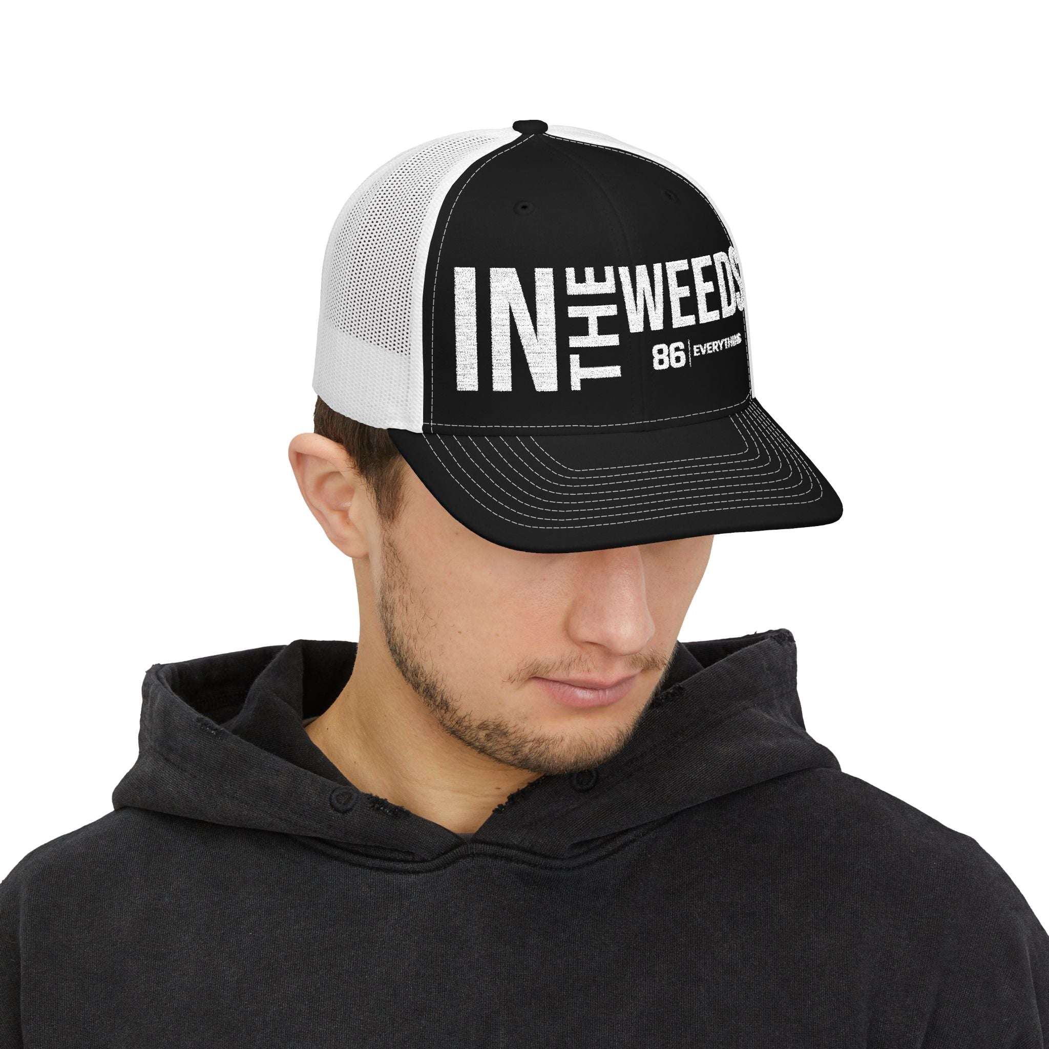 The “IN THE WEEDS” - Snapback Trucker Cap by Printify Hats Hats