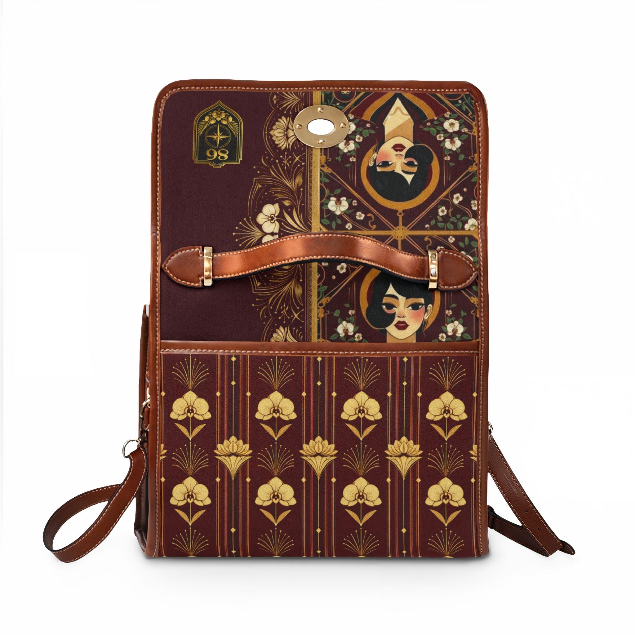86 EVERYTHING | DECO BOTANICA // IMPERIAL MUSE SATCHEL - Shoulder Purse