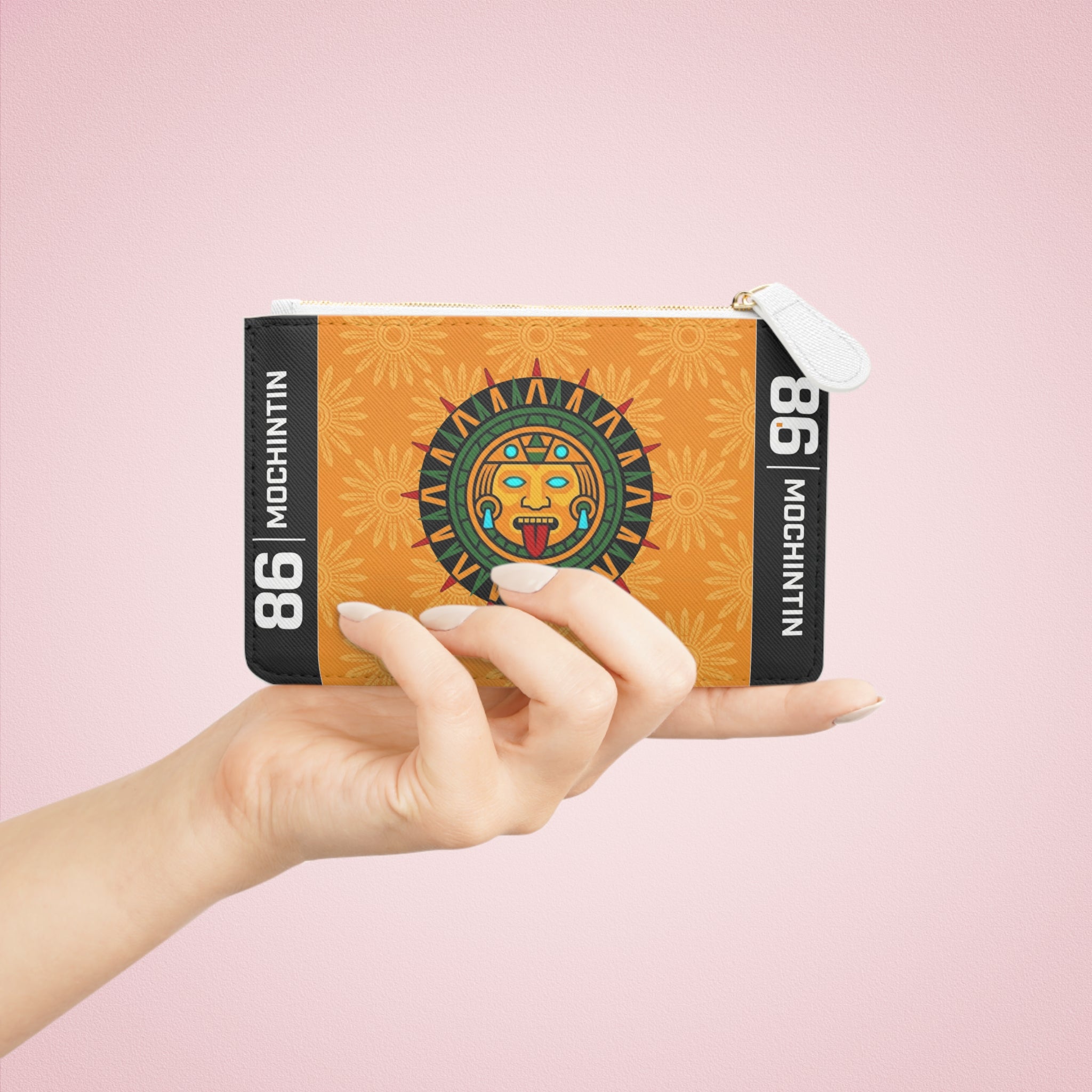 AZTLÁN NEXUS -SOLAR CARRY UNIT — GOLDEN YELLOW - Mini Clutch Bag