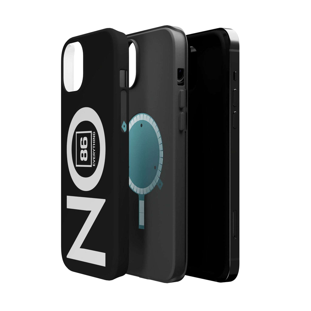 86 EVERYTHING | MANIFEST YOUR PERIMETER // THE "NO" TRANSPORT MODULE - Magnetic Impact-Resistant Case by Printify