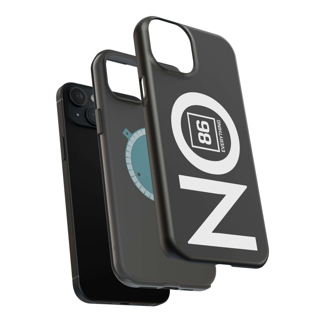 86 EVERYTHING | MANIFEST YOUR PERIMETER // THE "NO" TRANSPORT MODULE - Magnetic Impact-Resistant Case by Printify