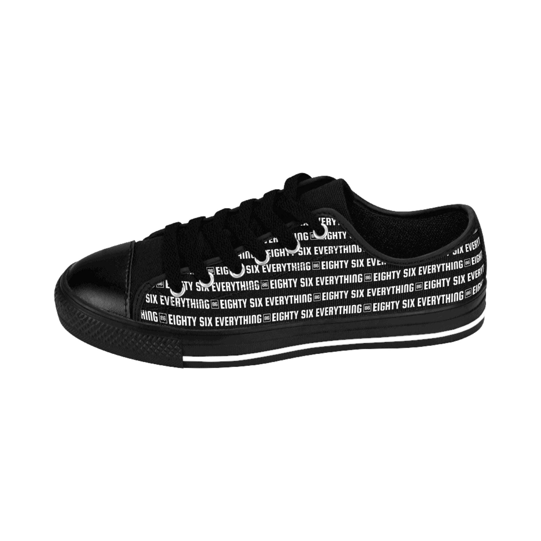 86 EVERYTHING | MANIFEST TRACTION // THE LINEAR TYPOGRAPHIC CHASSIS - Men's Sneakers by Printify
