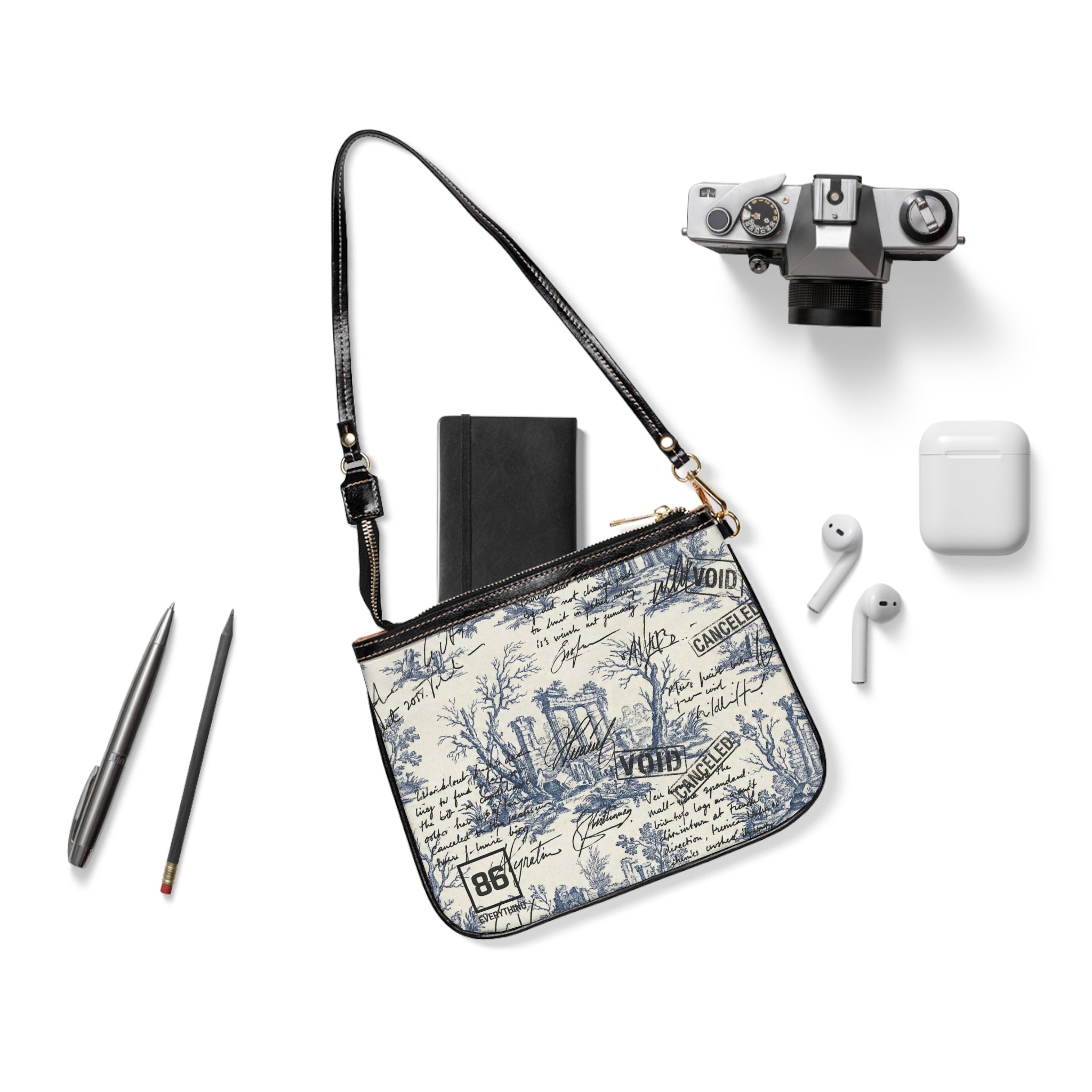 86 EVERYTHING - LA FRICHE - THE OVERWRITTEN TOILE - Small Shoulder Bag