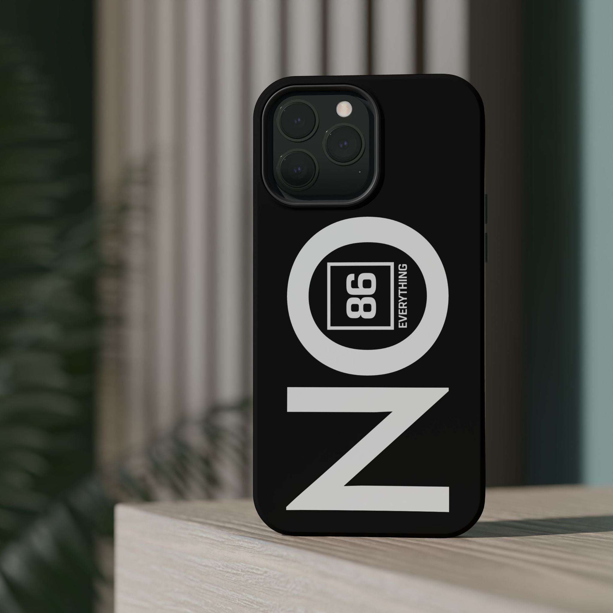 86 EVERYTHING | MANIFEST YOUR PERIMETER // THE "NO" TRANSPORT MODULE - Magnetic Impact-Resistant Case by Printify