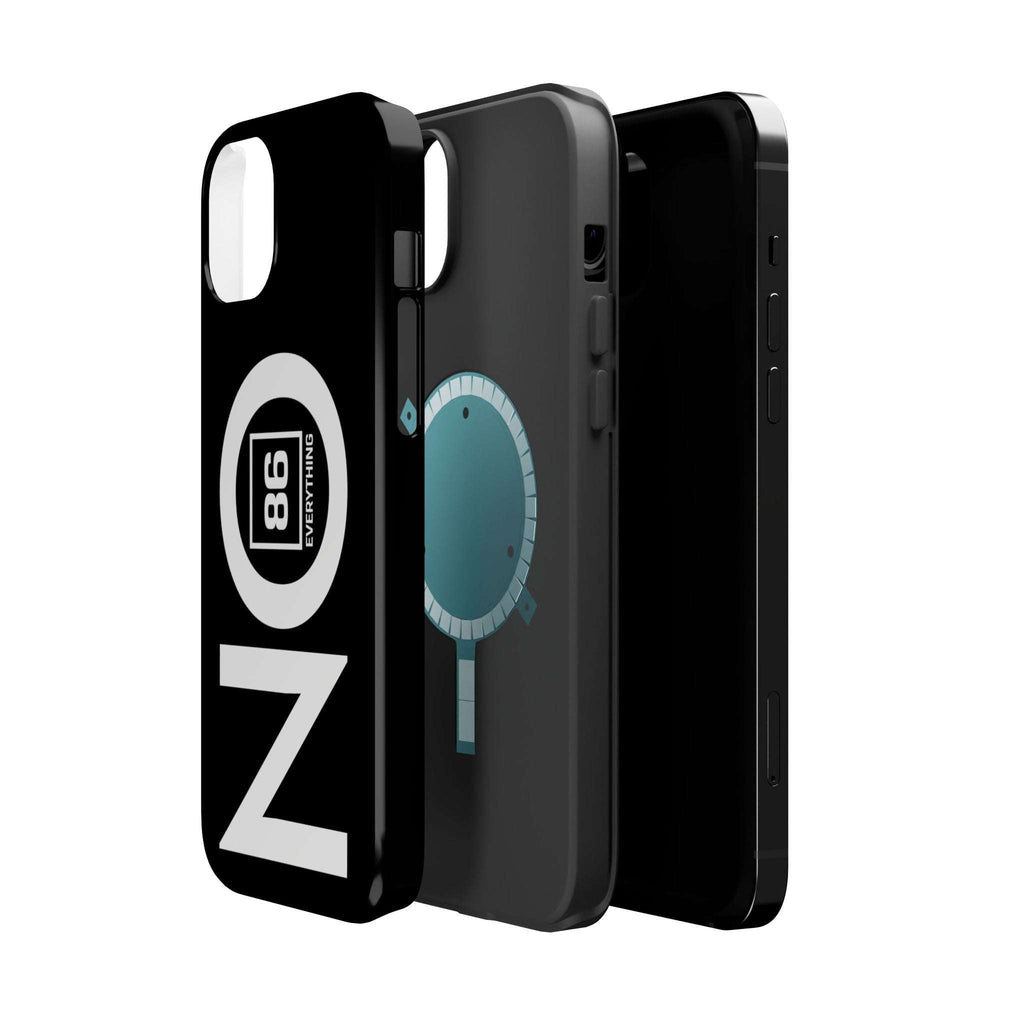 86 EVERYTHING | MANIFEST YOUR PERIMETER // THE "NO" TRANSPORT MODULE - Magnetic Impact-Resistant Case by Printify