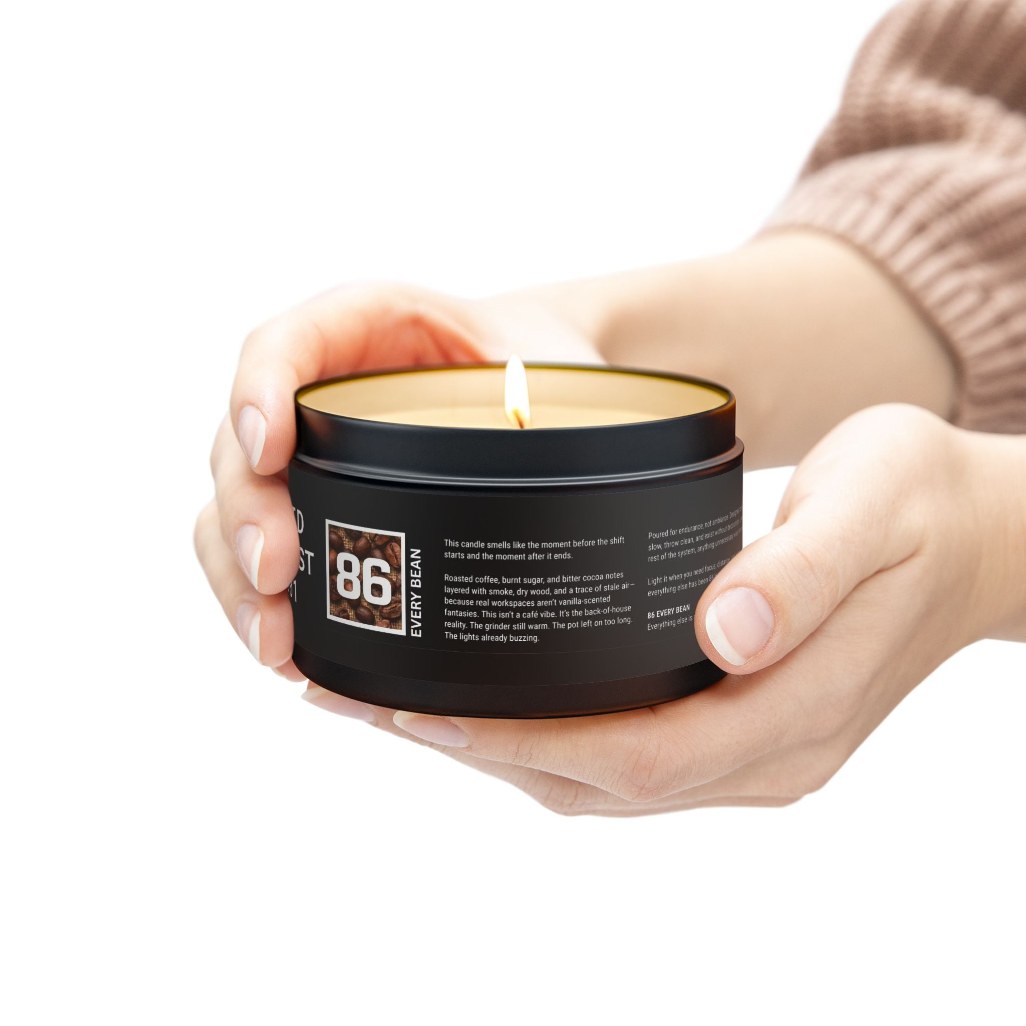 86 EVERY BEAN - VOID ROAST 001 - Coffee Bean Scented - Soy Candle