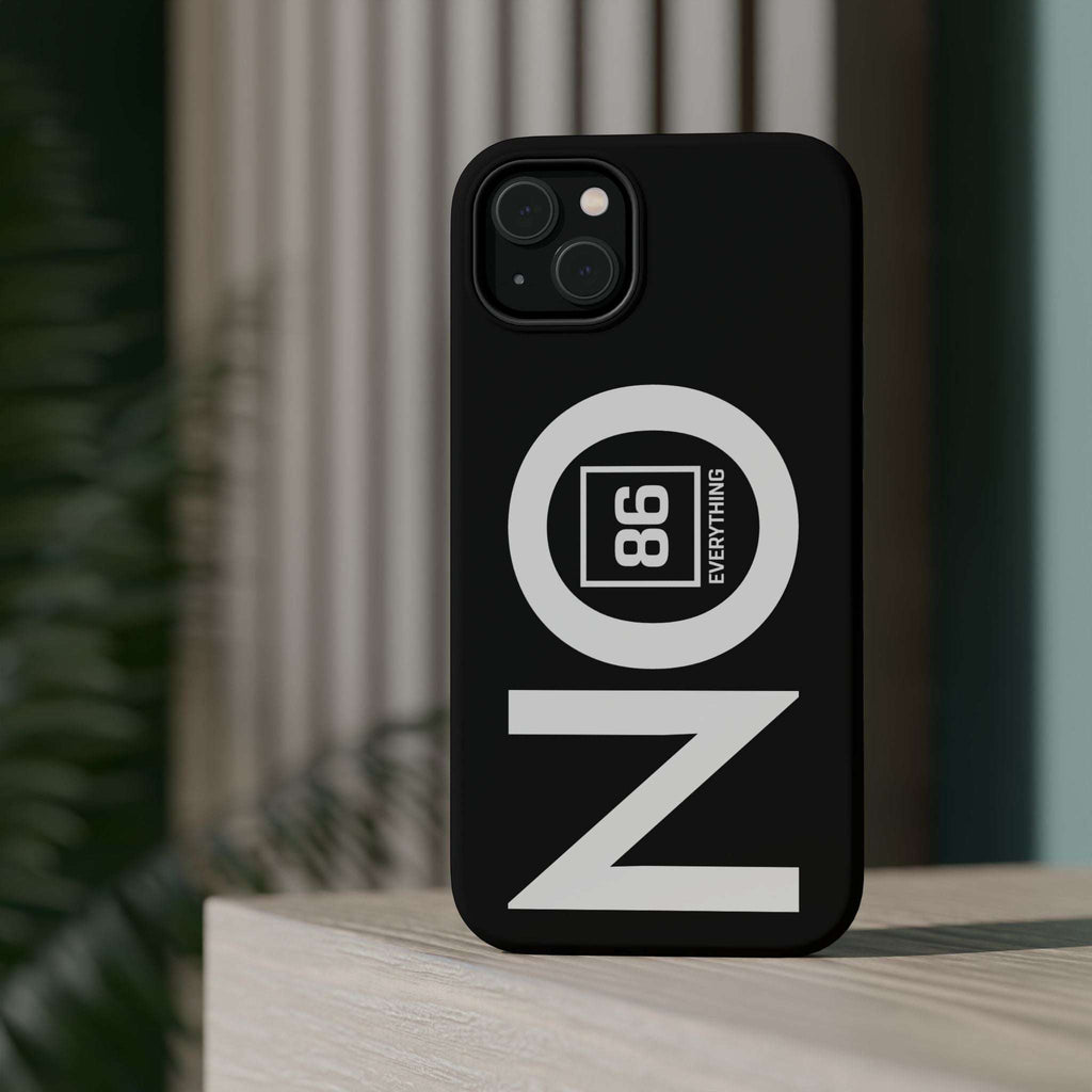 86 EVERYTHING | MANIFEST YOUR PERIMETER // THE "NO" TRANSPORT MODULE - Magnetic Impact-Resistant Case by Printify