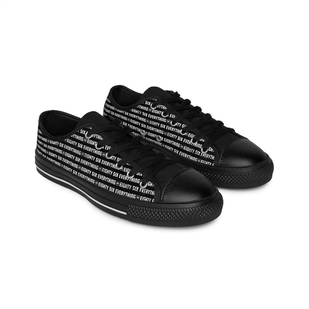 86 EVERYTHING | MANIFEST TRACTION // THE LINEAR TYPOGRAPHIC CHASSIS - Men's Sneakers by Printify