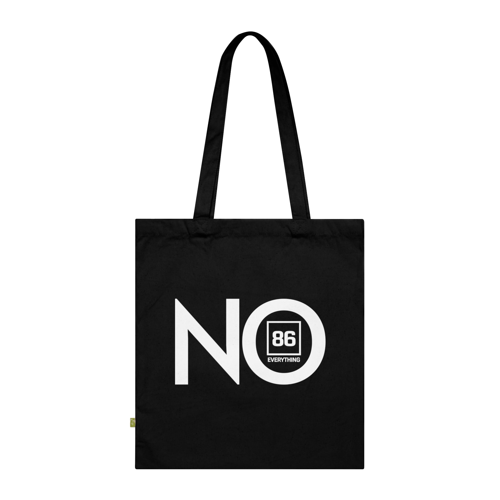 86 EVERYTHING | MANIFEST YOUR PERIMETER // THE "NO" TRANSPORT MODULE - Organic Cotton Tote Bag — Bold Minimalist Protest Canvas Tote