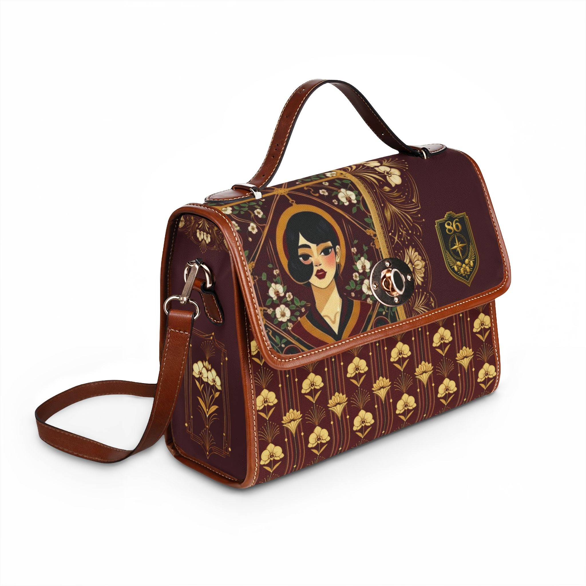 86 EVERYTHING | DECO BOTANICA // IMPERIAL MUSE SATCHEL - Shoulder Purse