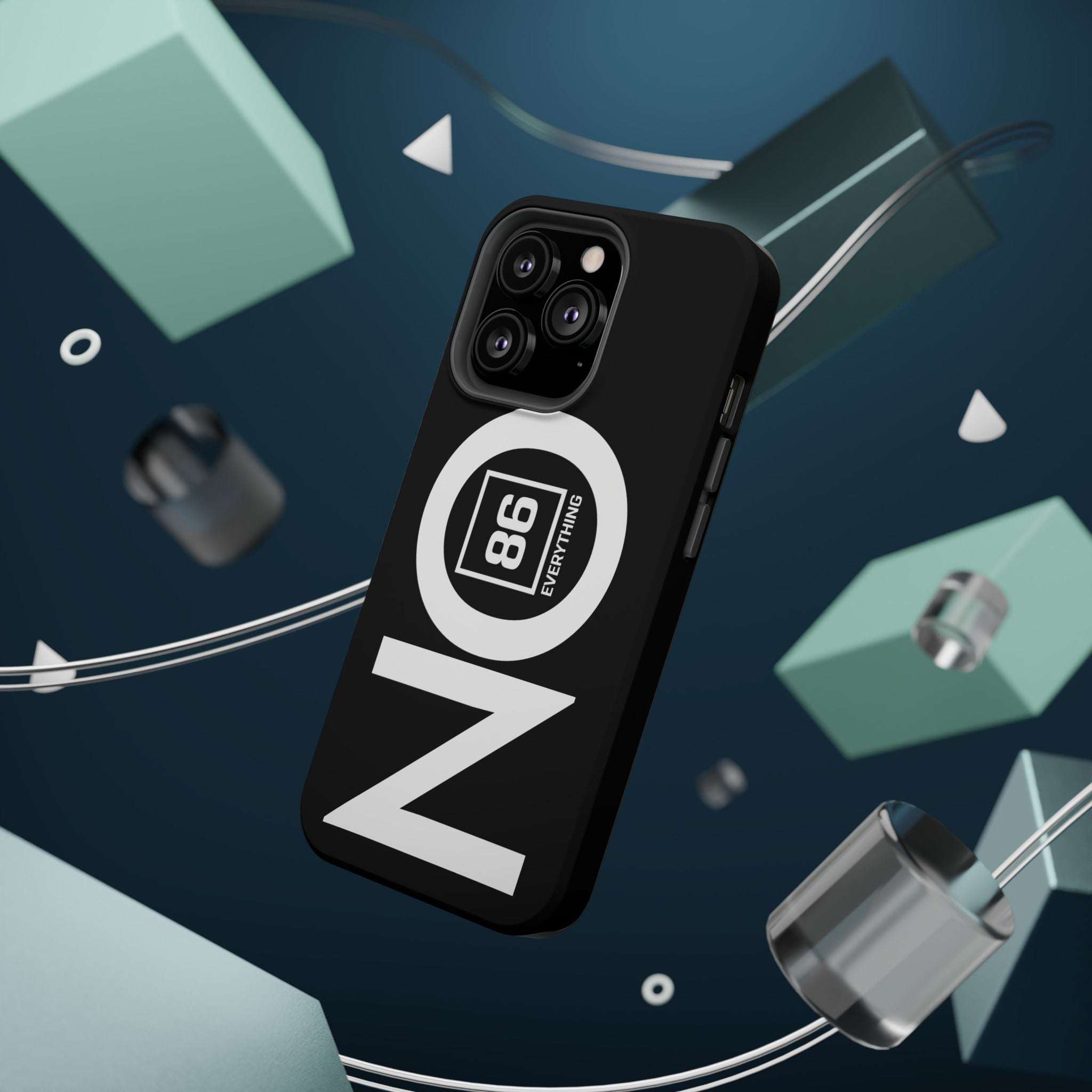 86 EVERYTHING | MANIFEST YOUR PERIMETER // THE "NO" TRANSPORT MODULE - Magnetic Impact-Resistant Case by Printify