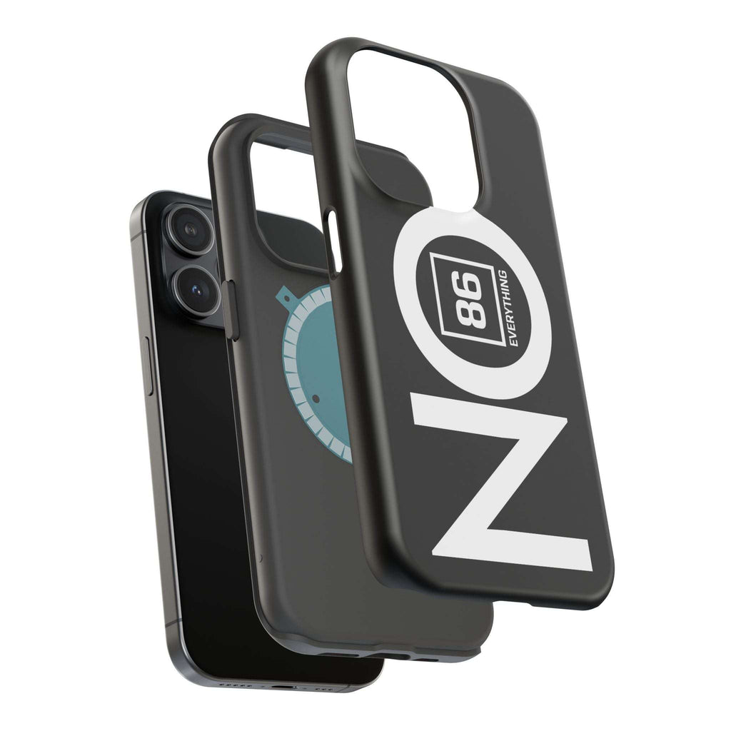86 EVERYTHING | MANIFEST YOUR PERIMETER // THE "NO" TRANSPORT MODULE - Magnetic Impact-Resistant Case by Printify