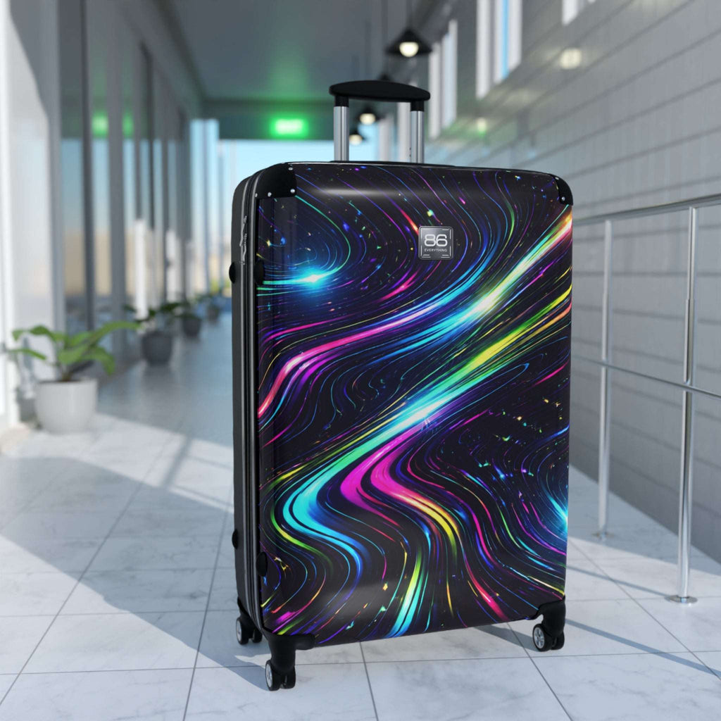 86 EVERYTHING | 86 TRAVEL // KINETIC TRAVELER SERIES - Hard Case Luggage (three variable sizes) by Printify