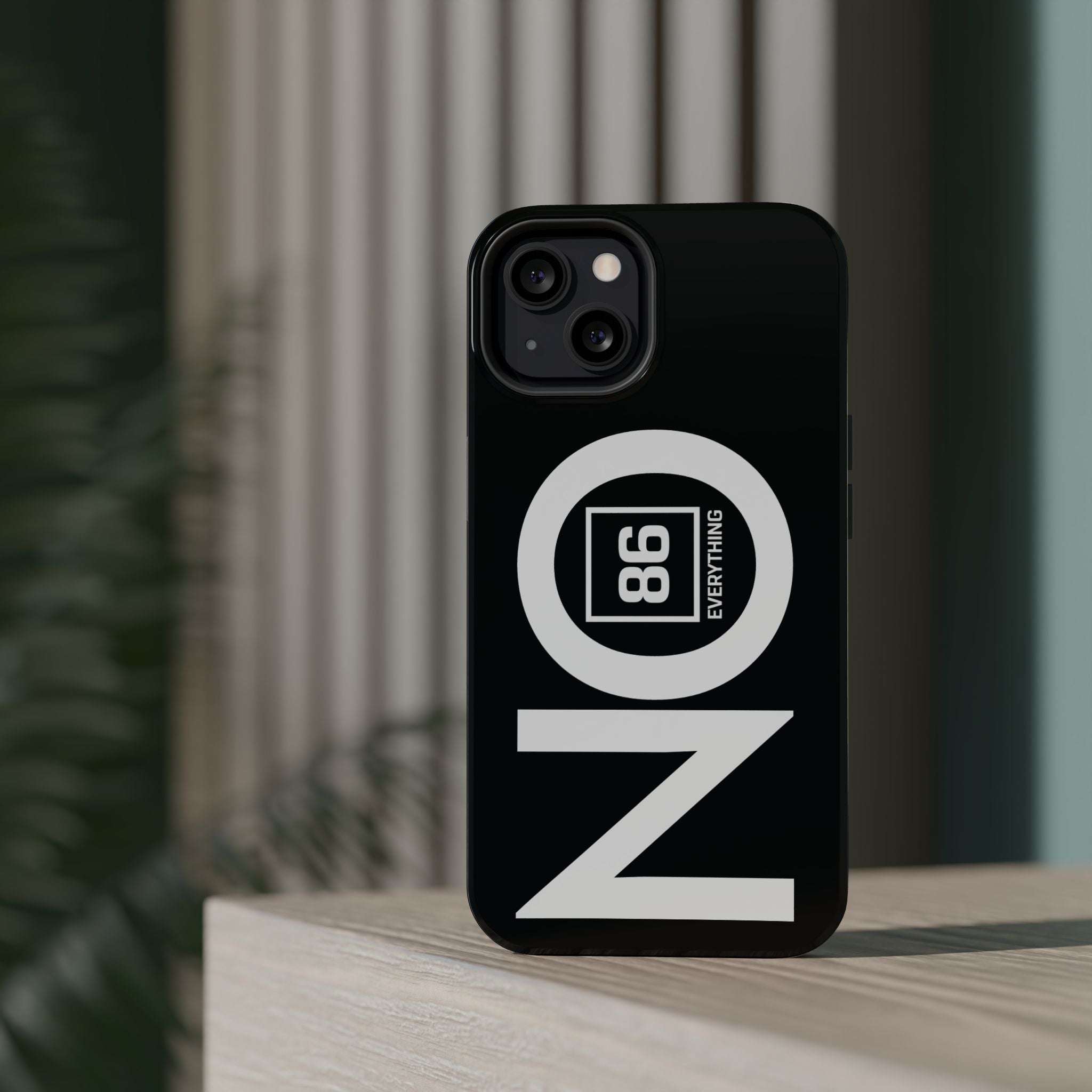 86 EVERYTHING | MANIFEST YOUR PERIMETER // THE "NO" TRANSPORT MODULE - Magnetic Impact-Resistant Case by Printify