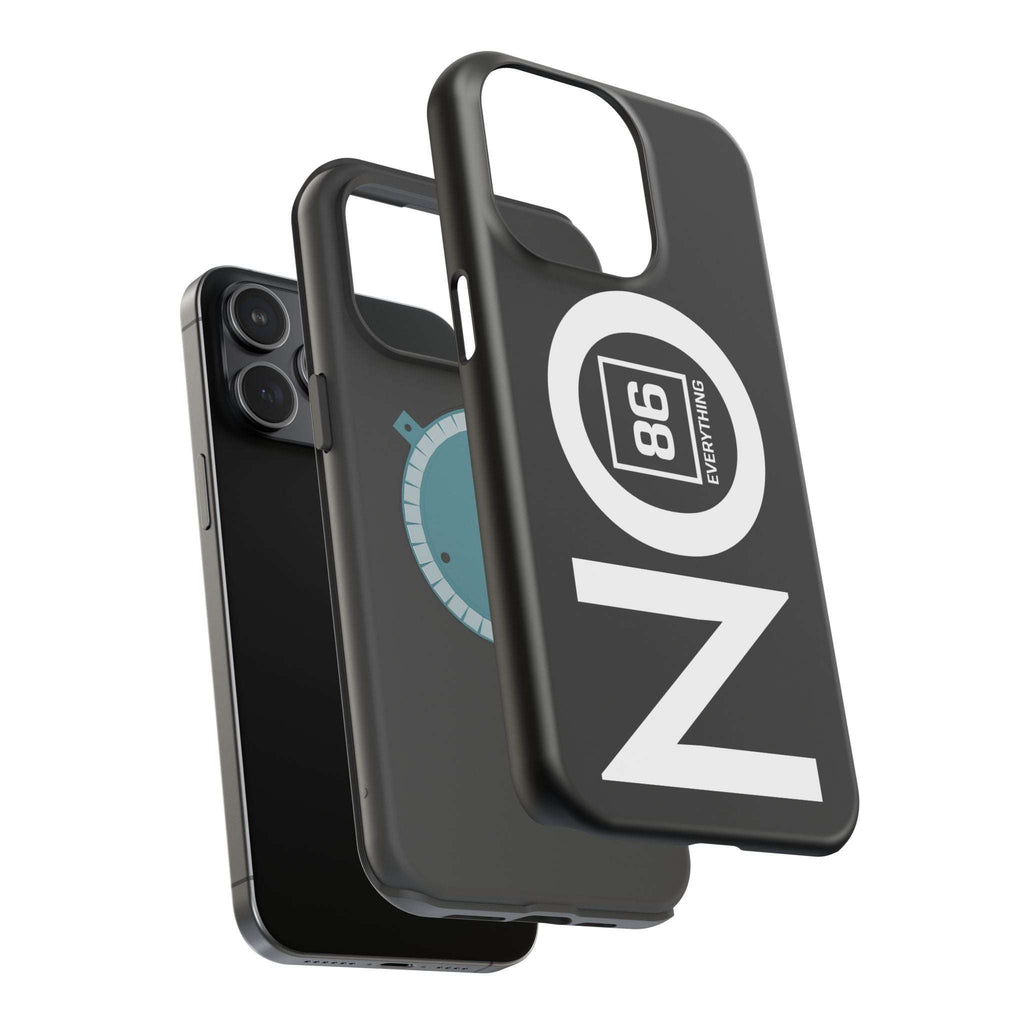 86 EVERYTHING | MANIFEST YOUR PERIMETER // THE "NO" TRANSPORT MODULE - Magnetic Impact-Resistant Case by Printify