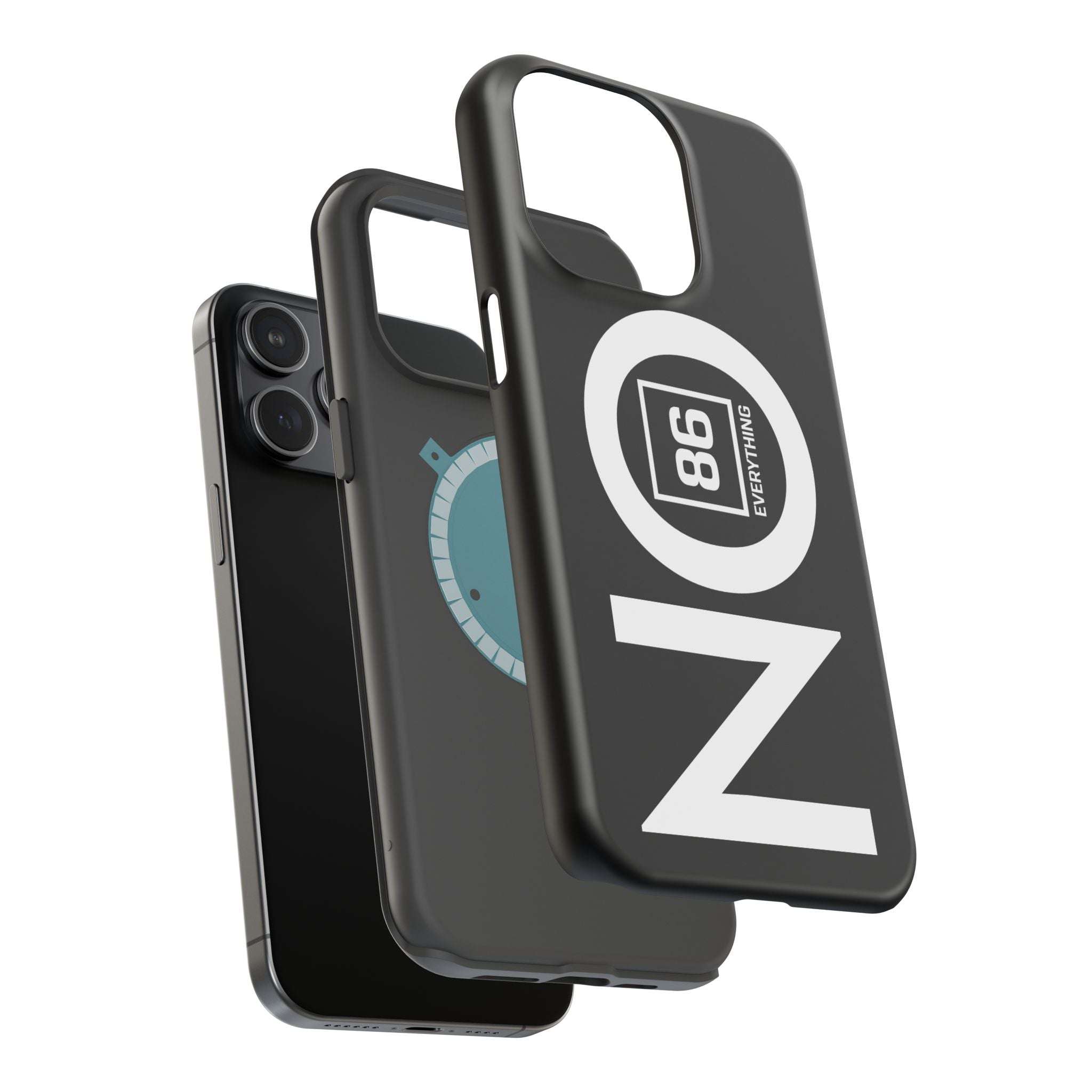86 EVERYTHING | MANIFEST YOUR PERIMETER // THE "NO" TRANSPORT MODULE - Magnetic Impact-Resistant Case by Printify