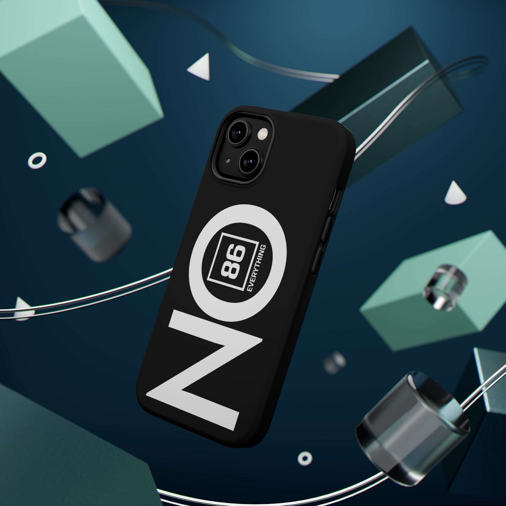 86 EVERYTHING | MANIFEST YOUR PERIMETER // THE "NO" TRANSPORT MODULE - Magnetic Impact-Resistant Case by Printify