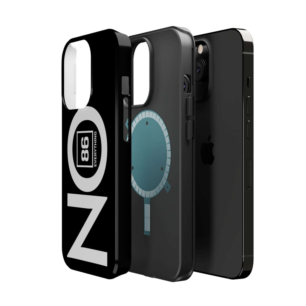 86 EVERYTHING | MANIFEST YOUR PERIMETER // THE "NO" TRANSPORT MODULE - Magnetic Impact-Resistant Case by Printify