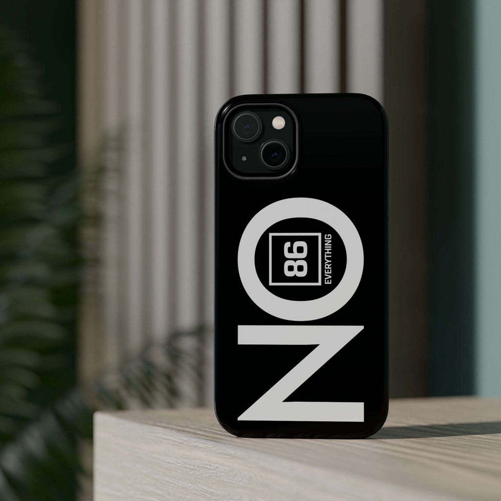 86 EVERYTHING | MANIFEST YOUR PERIMETER // THE "NO" TRANSPORT MODULE - Magnetic Impact-Resistant Case by Printify