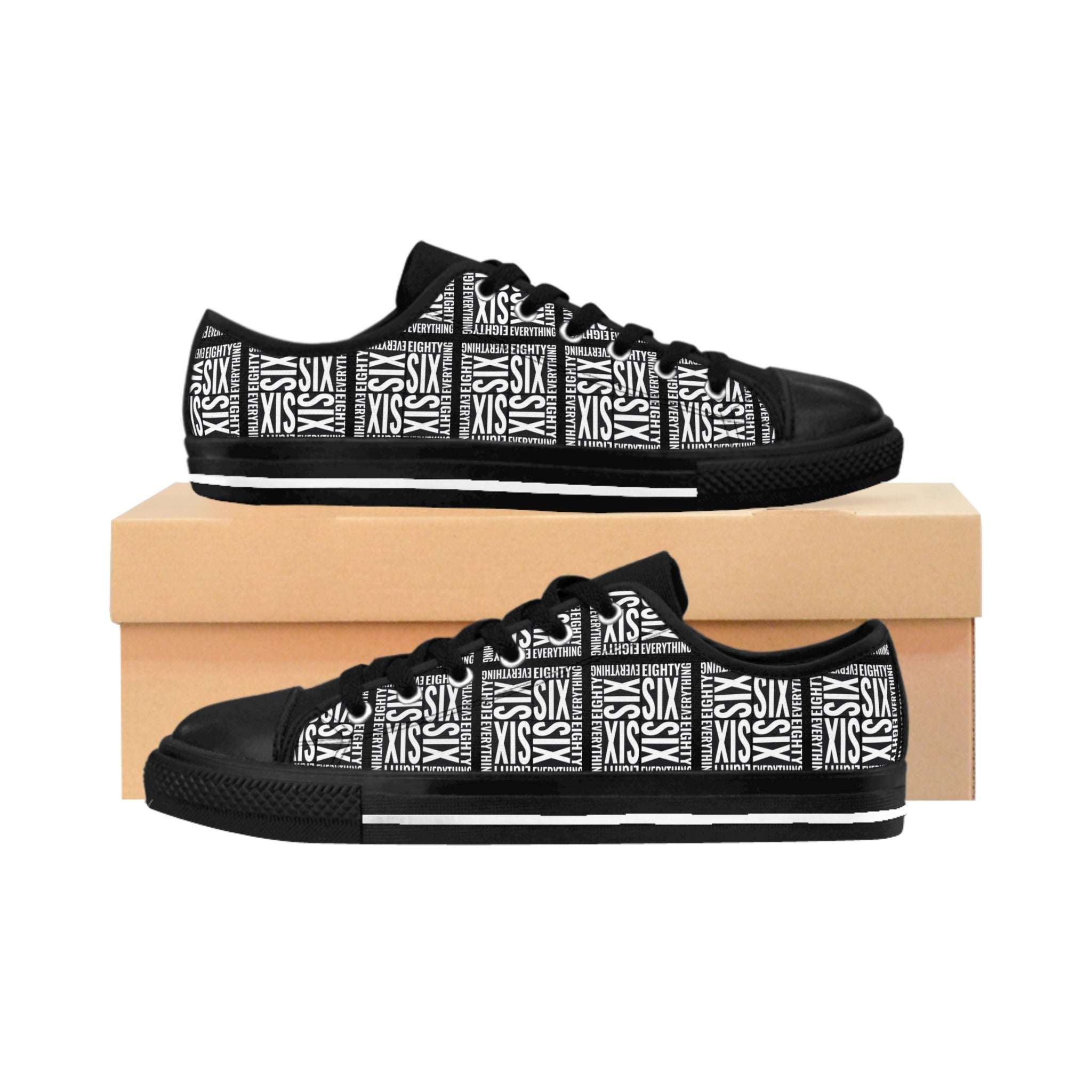 86 EVERYTHING | MANIFEST TRACTION // THE TYPOGRAPHIC CHASSIS - Men's Sneakers by Printify