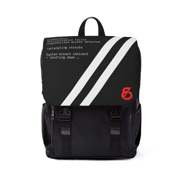 86 EVERYTHING | BLACK LABEL // BL-86-OXFD-01 - THE OXFORD SHOULDER UNIT - Canvas Multi-Use Backpack by Printify