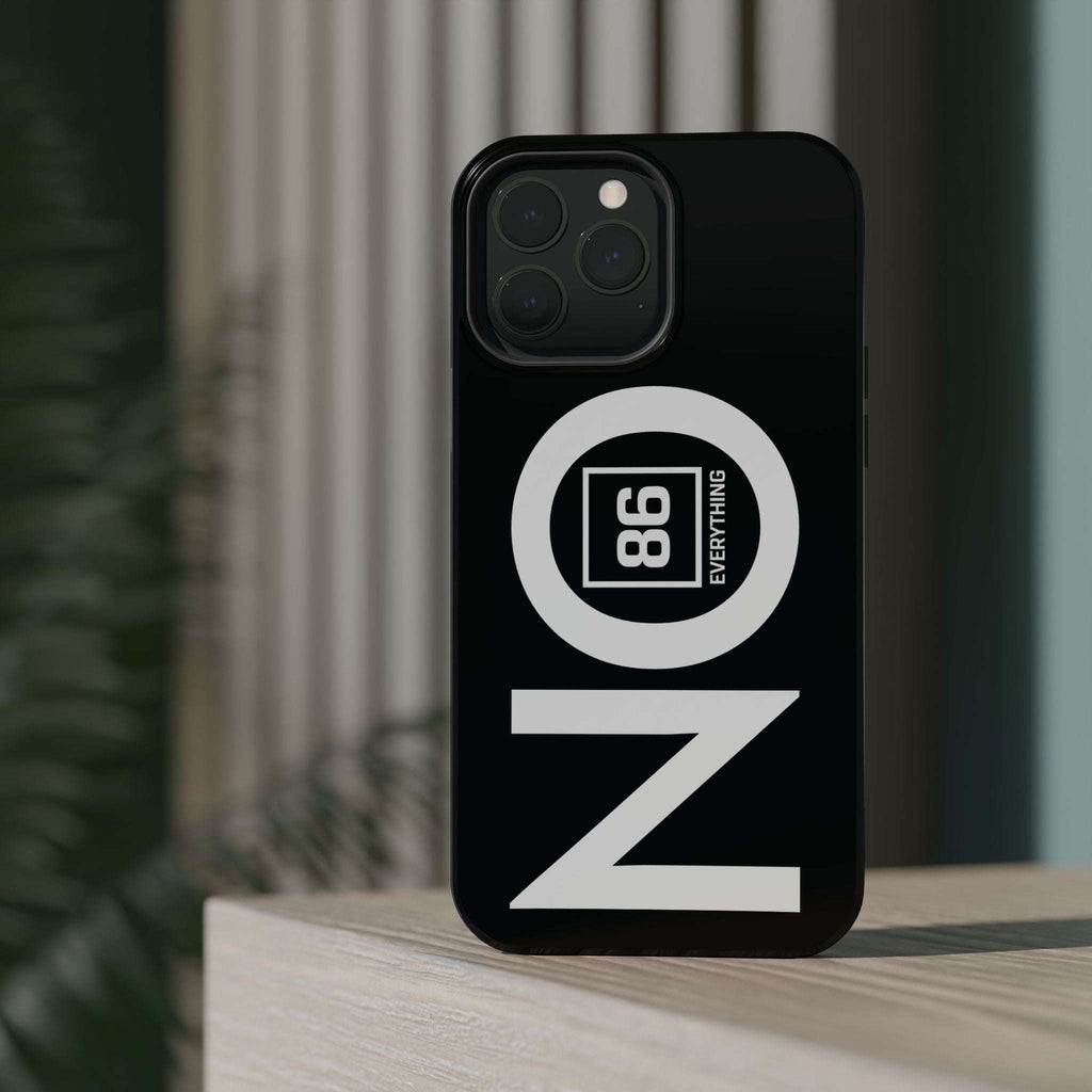 86 EVERYTHING | MANIFEST YOUR PERIMETER // THE "NO" TRANSPORT MODULE - Magnetic Impact-Resistant Case by Printify