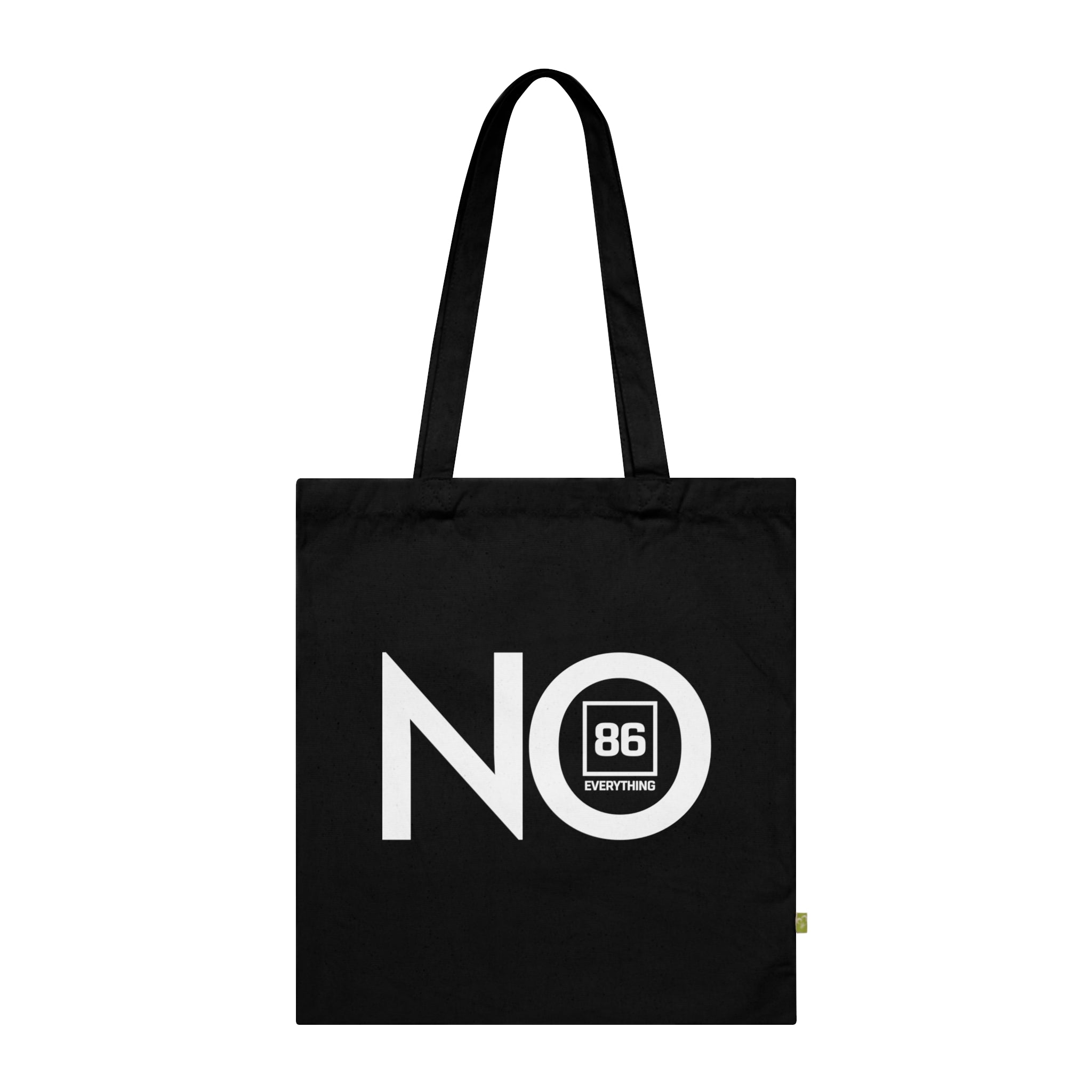 86 EVERYTHING | MANIFEST YOUR PERIMETER // THE "NO" TRANSPORT MODULE - Organic Cotton Tote Bag — Bold Minimalist Protest Canvas Tote