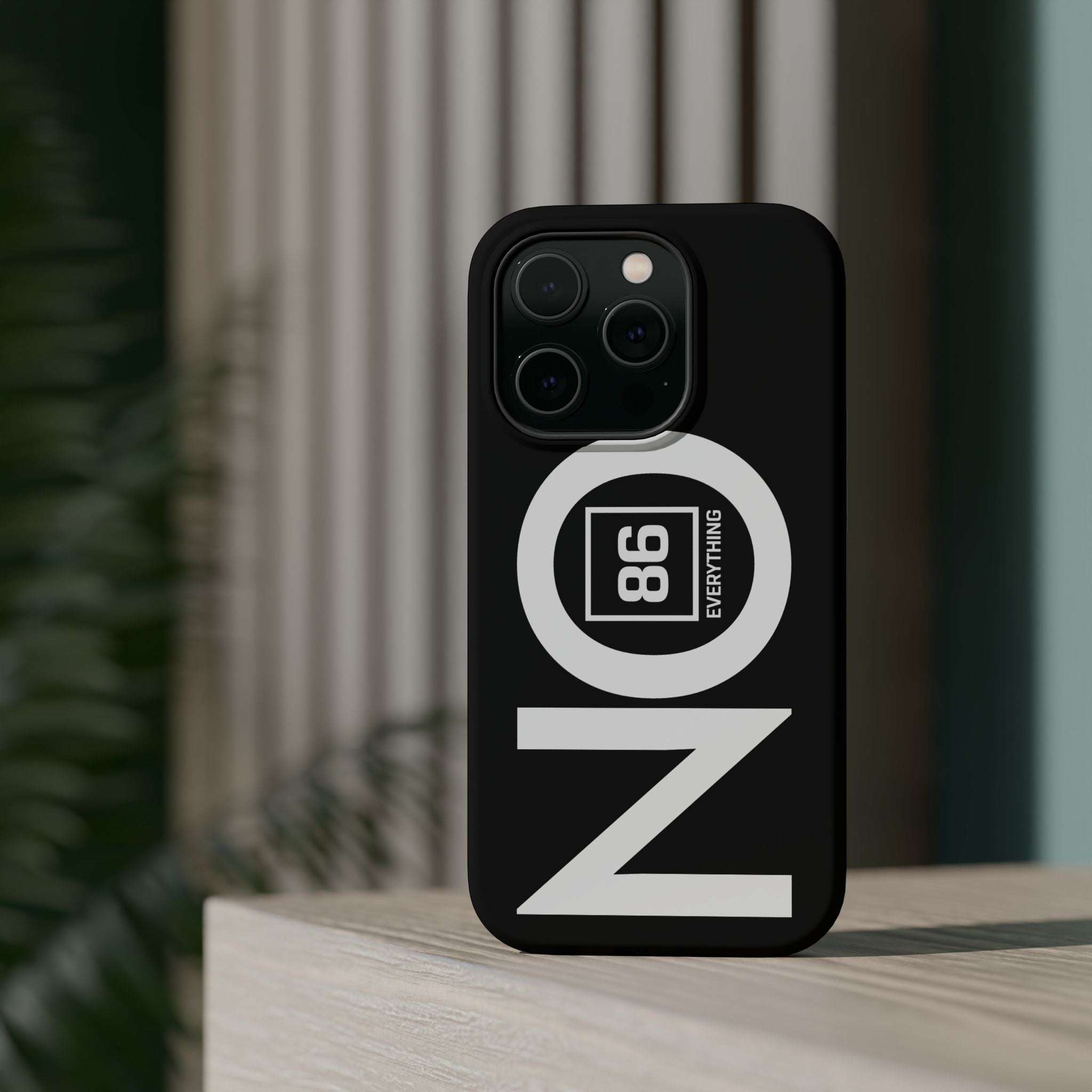 86 EVERYTHING | MANIFEST YOUR PERIMETER // THE "NO" TRANSPORT MODULE - Magnetic Impact-Resistant Case by Printify
