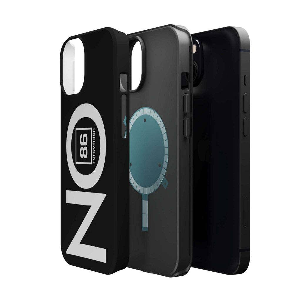 86 EVERYTHING | MANIFEST YOUR PERIMETER // THE "NO" TRANSPORT MODULE - Magnetic Impact-Resistant Case by Printify