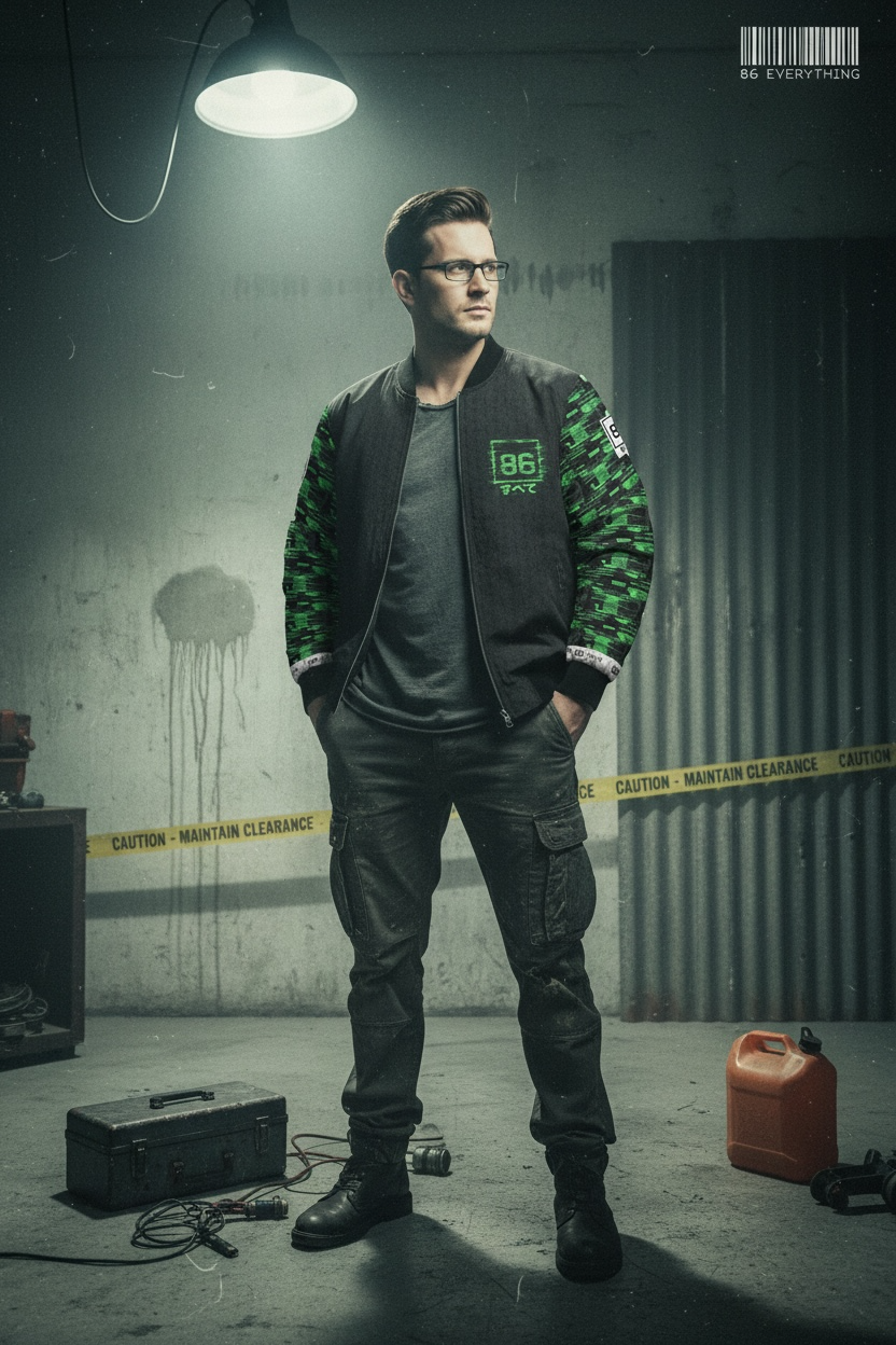 NEO TOKYO - UNIT 86-NT // TERMINAL BOMBER SHELL - Bomber Jacket