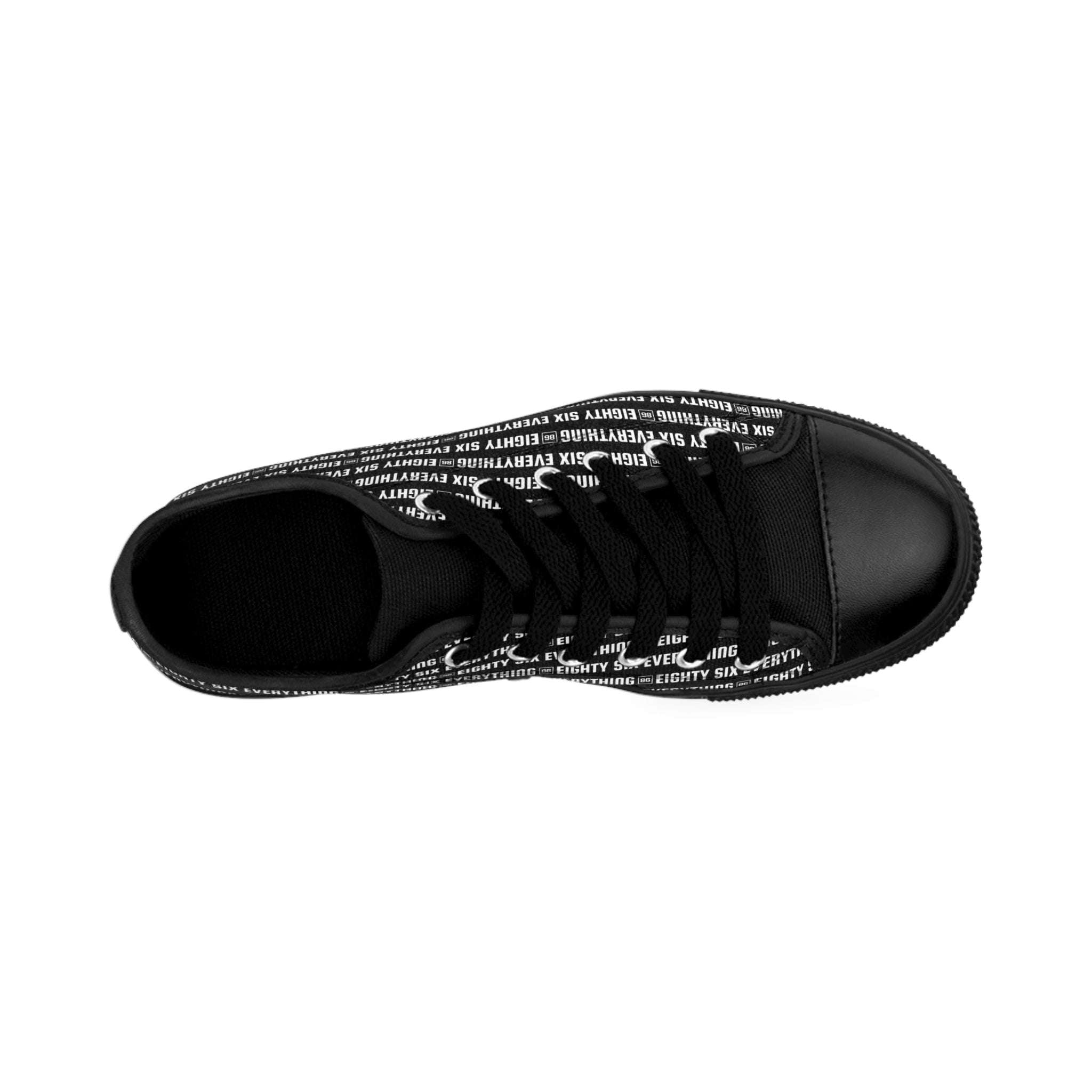 86 EVERYTHING | MANIFEST TRACTION // THE LINEAR TYPOGRAPHIC CHASSIS - Men's Sneakers by Printify