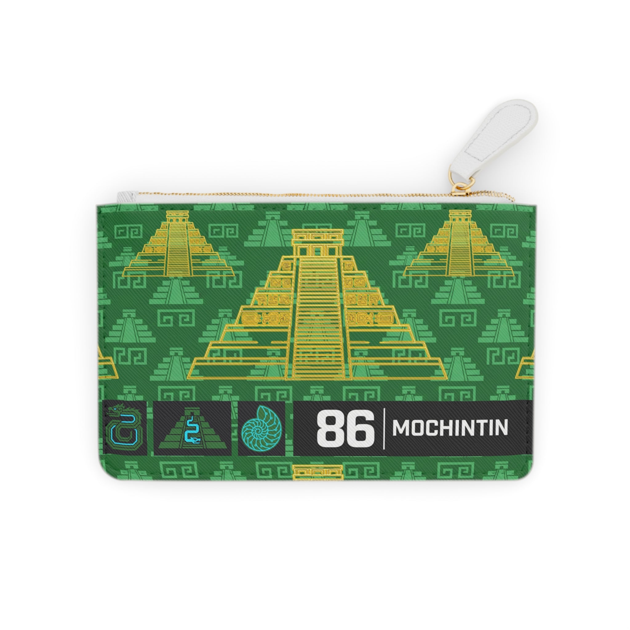 AZTLÁN NEXUS - TEOCALLI JADE CIRCUIT EDITION - Mini Clutch Bag