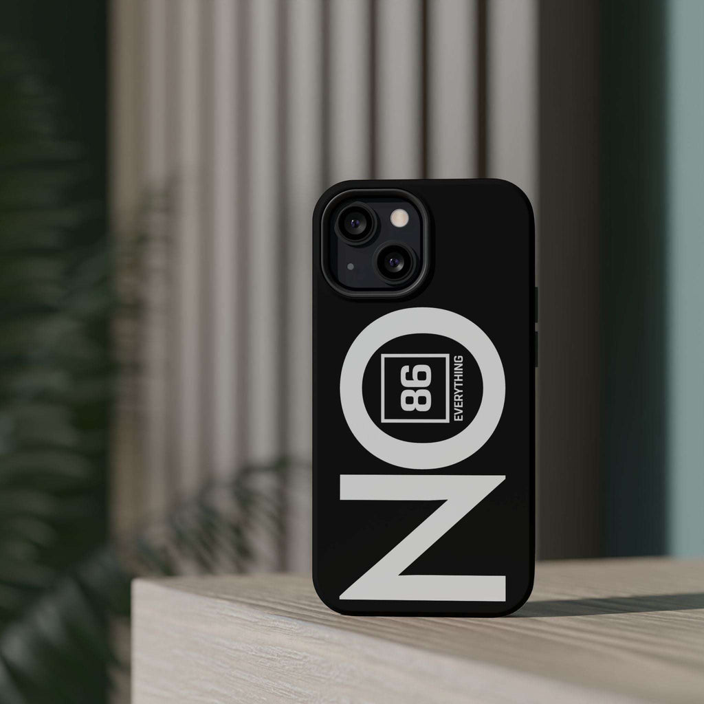 86 EVERYTHING | MANIFEST YOUR PERIMETER // THE "NO" TRANSPORT MODULE - Magnetic Impact-Resistant Case by Printify