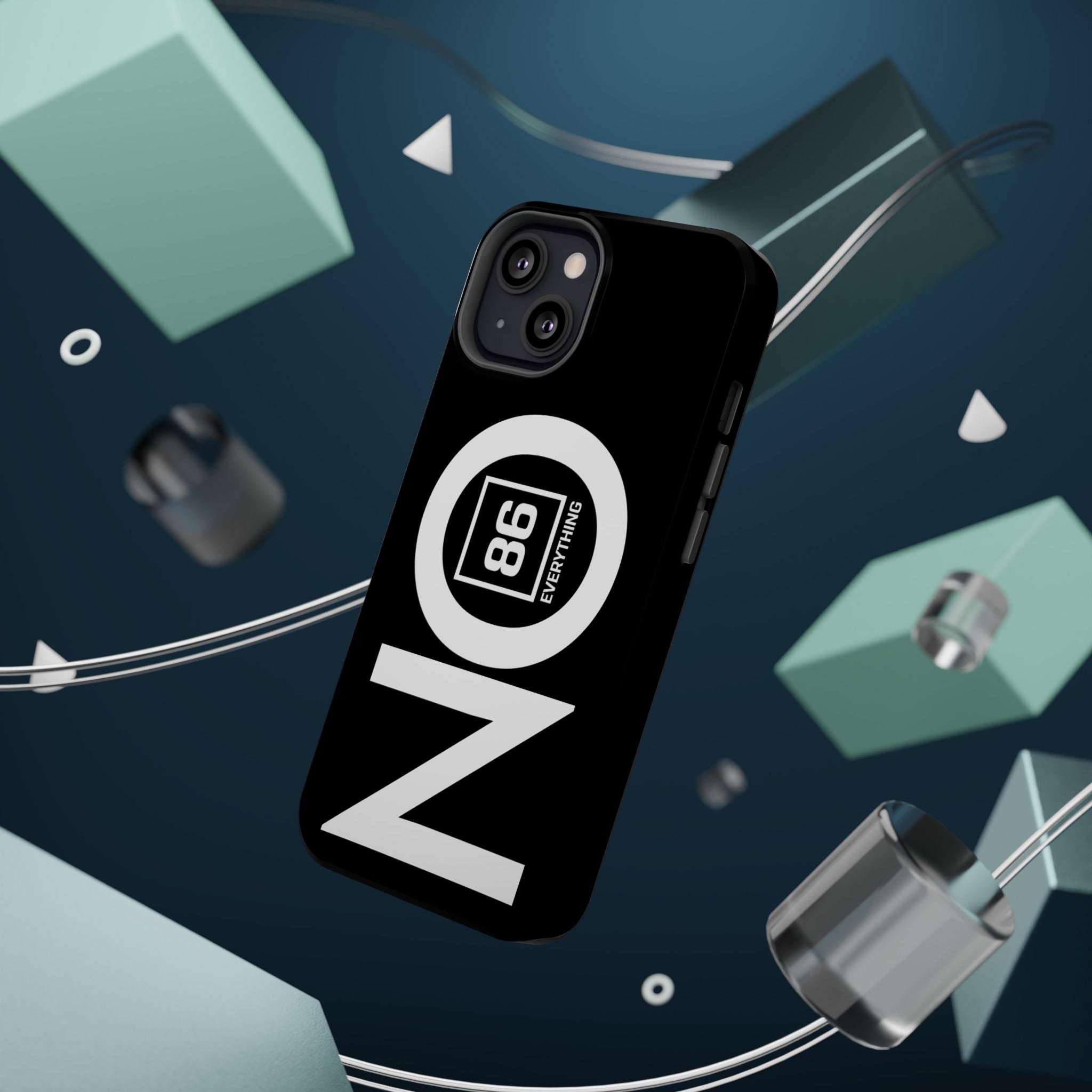 86 EVERYTHING | MANIFEST YOUR PERIMETER // THE "NO" TRANSPORT MODULE - Magnetic Impact-Resistant Case by Printify