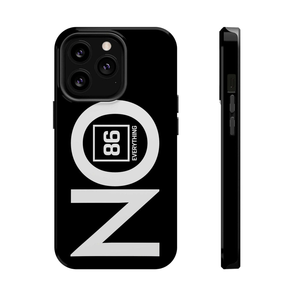 86 EVERYTHING | MANIFEST YOUR PERIMETER // THE "NO" TRANSPORT MODULE - Magnetic Impact-Resistant Case by Printify