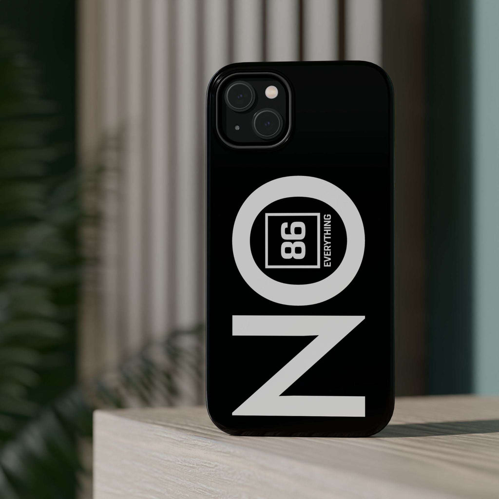 86 EVERYTHING | MANIFEST YOUR PERIMETER // THE "NO" TRANSPORT MODULE - Magnetic Impact-Resistant Case by Printify