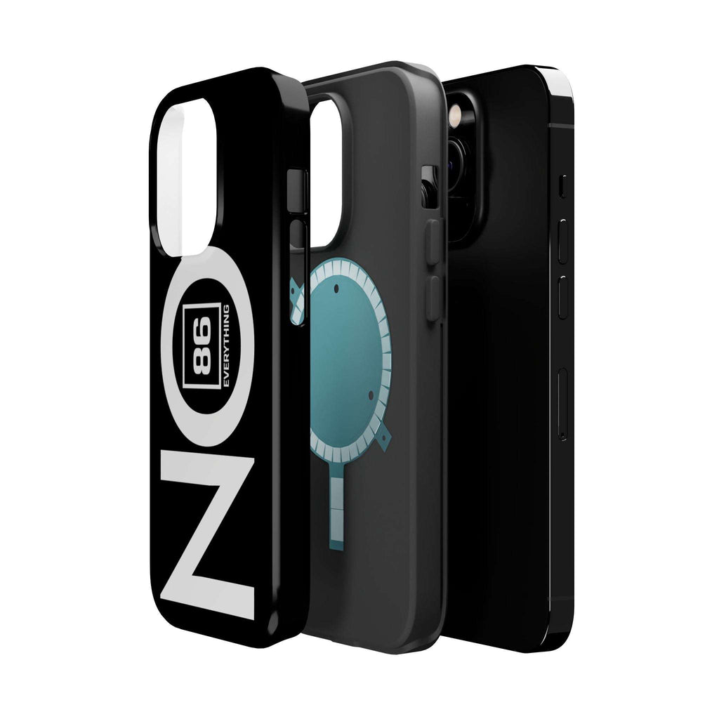 86 EVERYTHING | MANIFEST YOUR PERIMETER // THE "NO" TRANSPORT MODULE - Magnetic Impact-Resistant Case by Printify