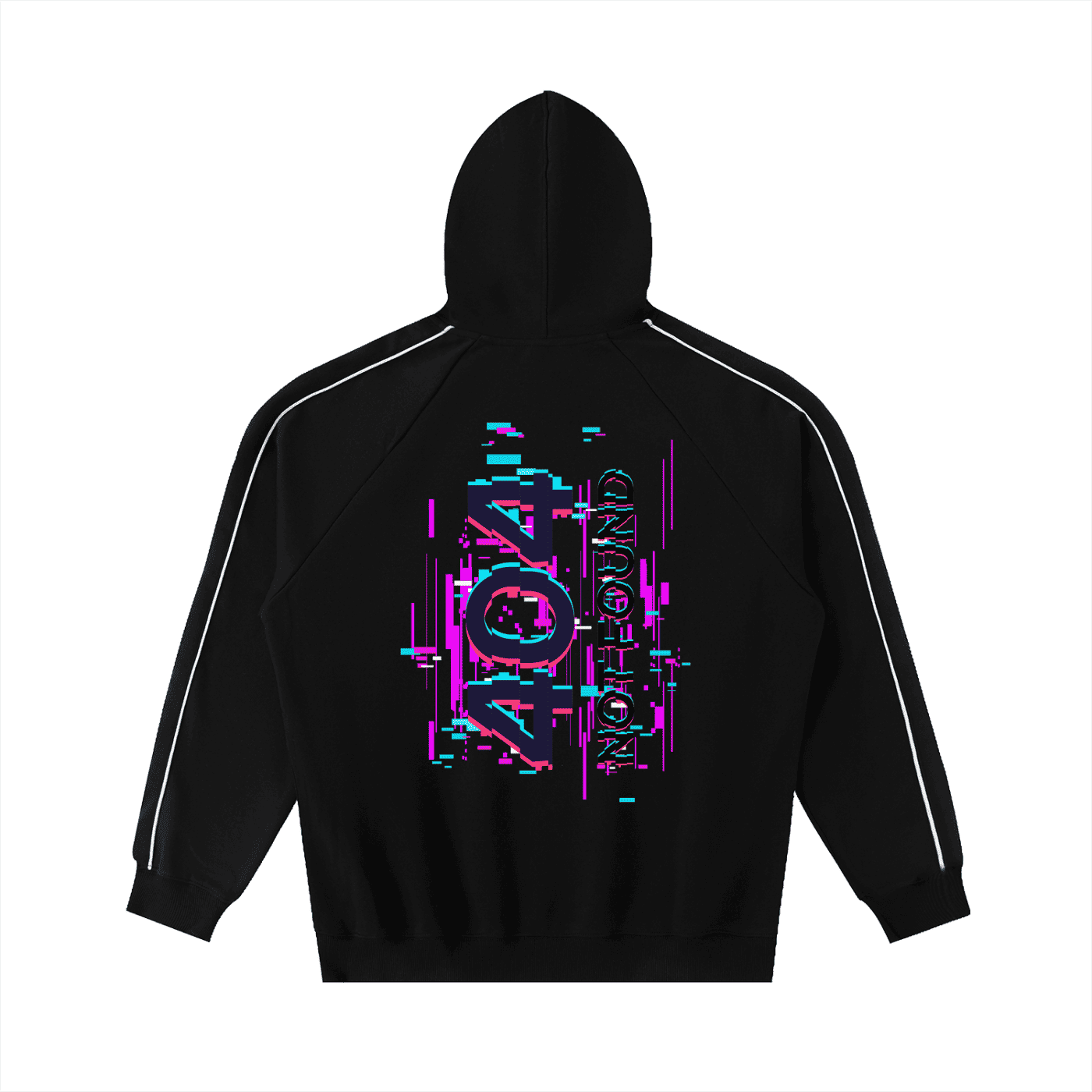 86 EVERYTHING | “404 Not Found" Piping Hoodie by ODMPOD