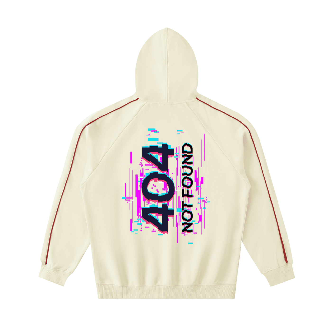 86 EVERYTHING | “404 Not Found" Piping Hoodie by ODMPOD