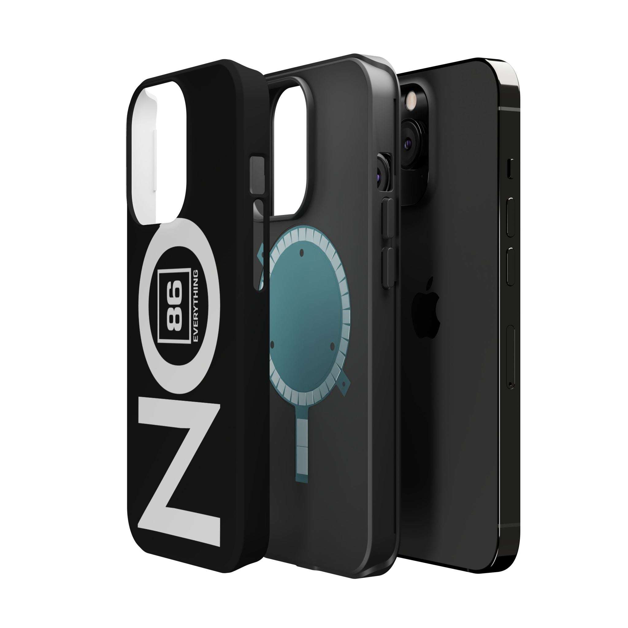 86 EVERYTHING | MANIFEST YOUR PERIMETER // THE "NO" TRANSPORT MODULE - Magnetic Impact-Resistant Case by Printify