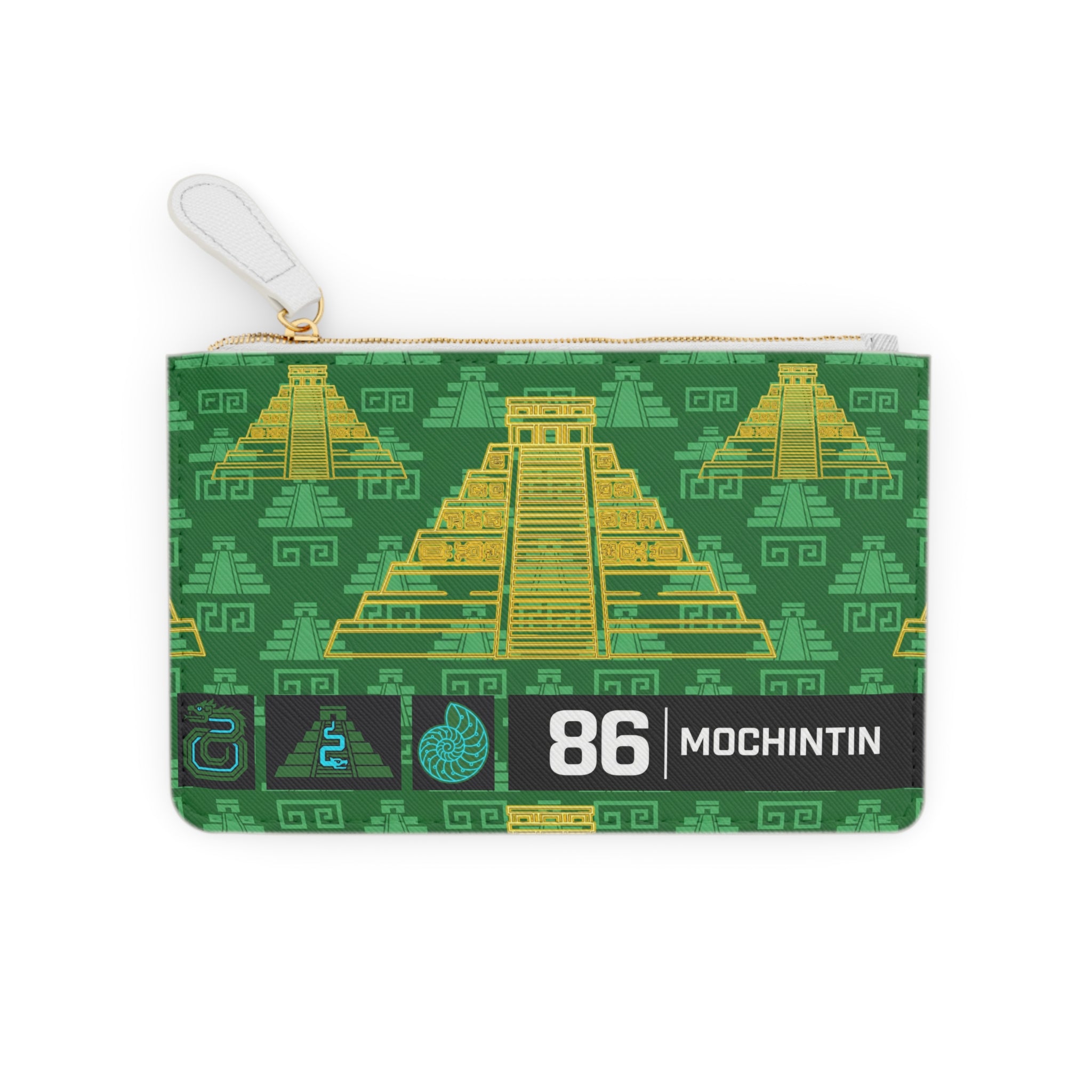 AZTLÁN NEXUS - TEOCALLI JADE CIRCUIT EDITION - Mini Clutch Bag