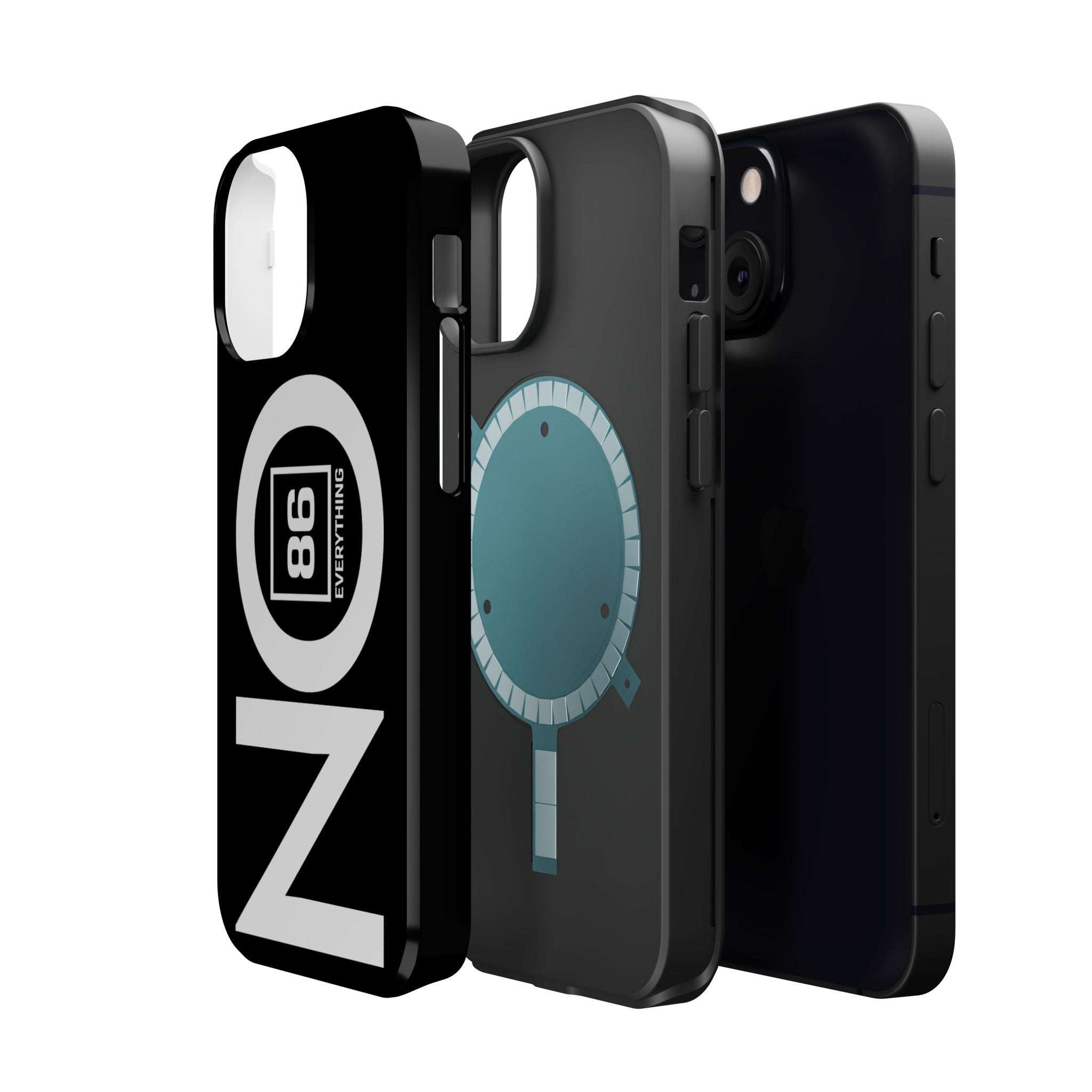 86 EVERYTHING | MANIFEST YOUR PERIMETER // THE "NO" TRANSPORT MODULE - Magnetic Impact-Resistant Case by Printify