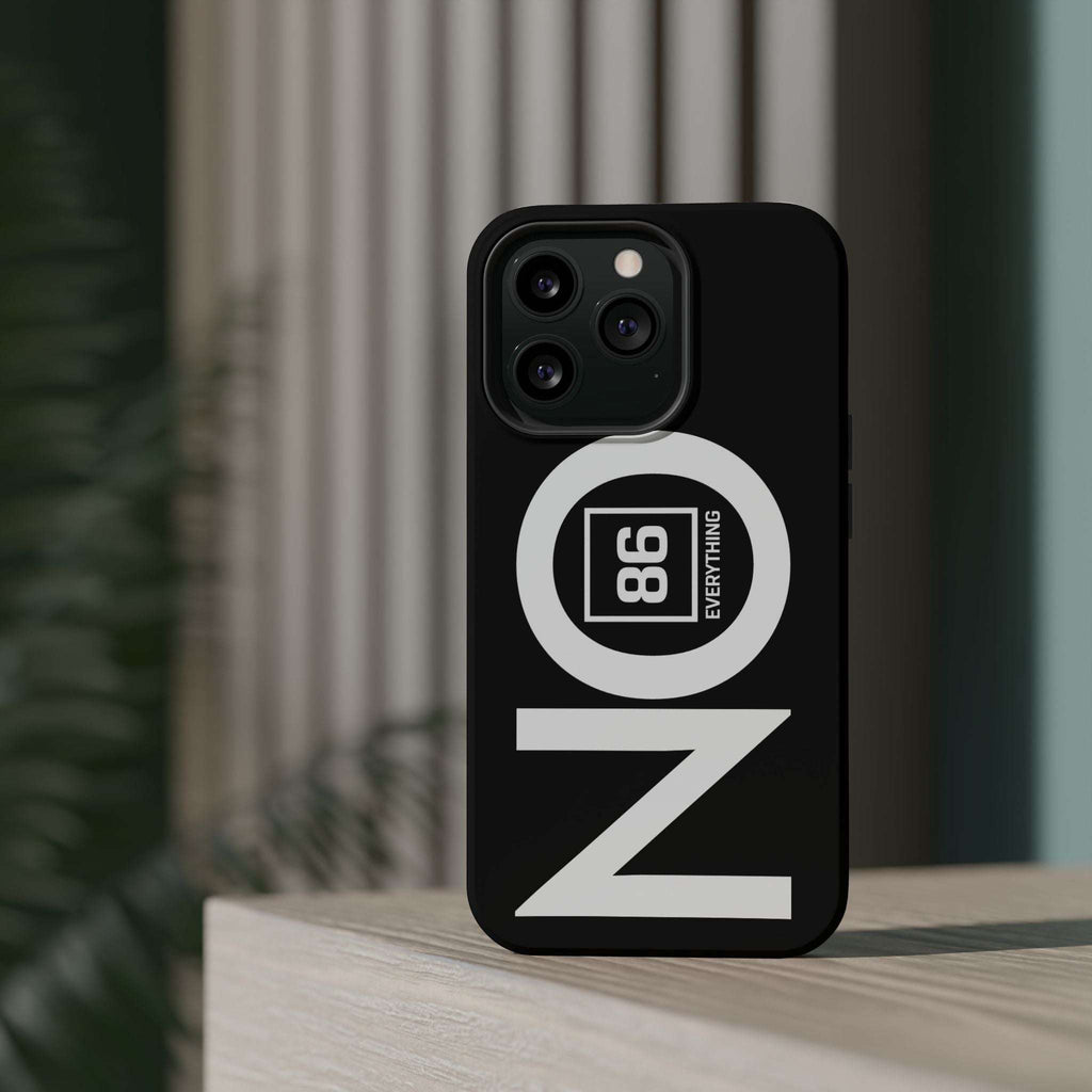 86 EVERYTHING | MANIFEST YOUR PERIMETER // THE "NO" TRANSPORT MODULE - Magnetic Impact-Resistant Case by Printify