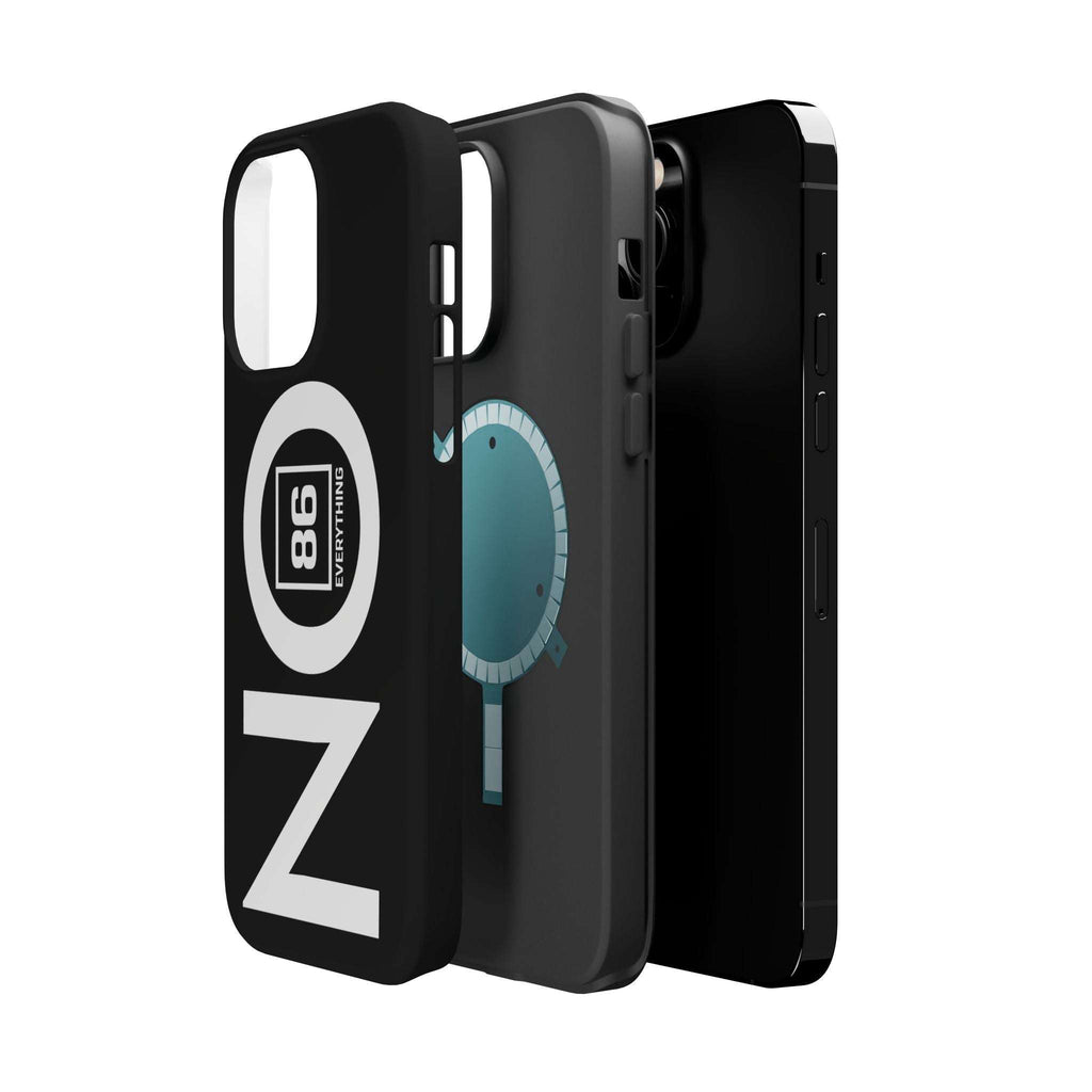 86 EVERYTHING | MANIFEST YOUR PERIMETER // THE "NO" TRANSPORT MODULE - Magnetic Impact-Resistant Case by Printify